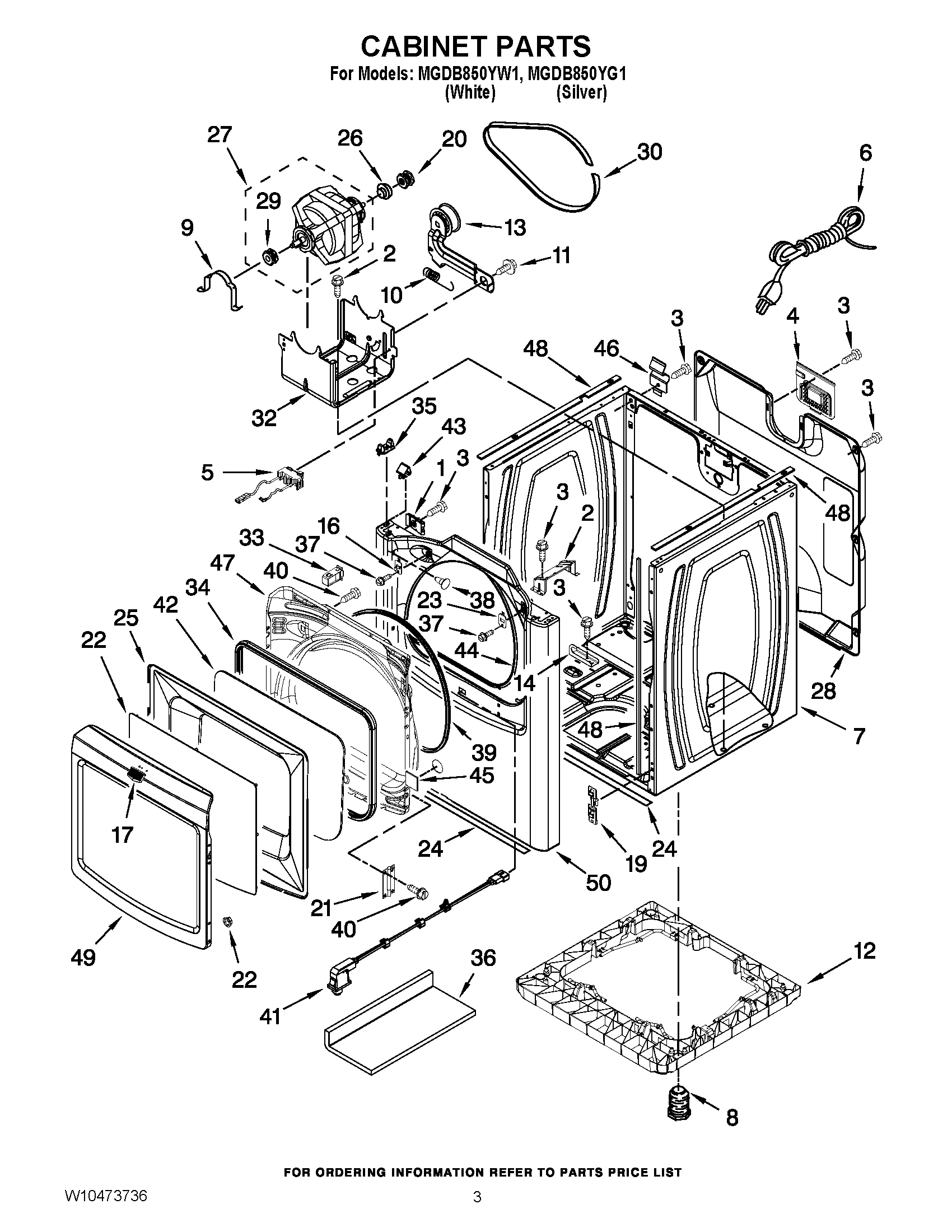 02 - CABINET PARTS