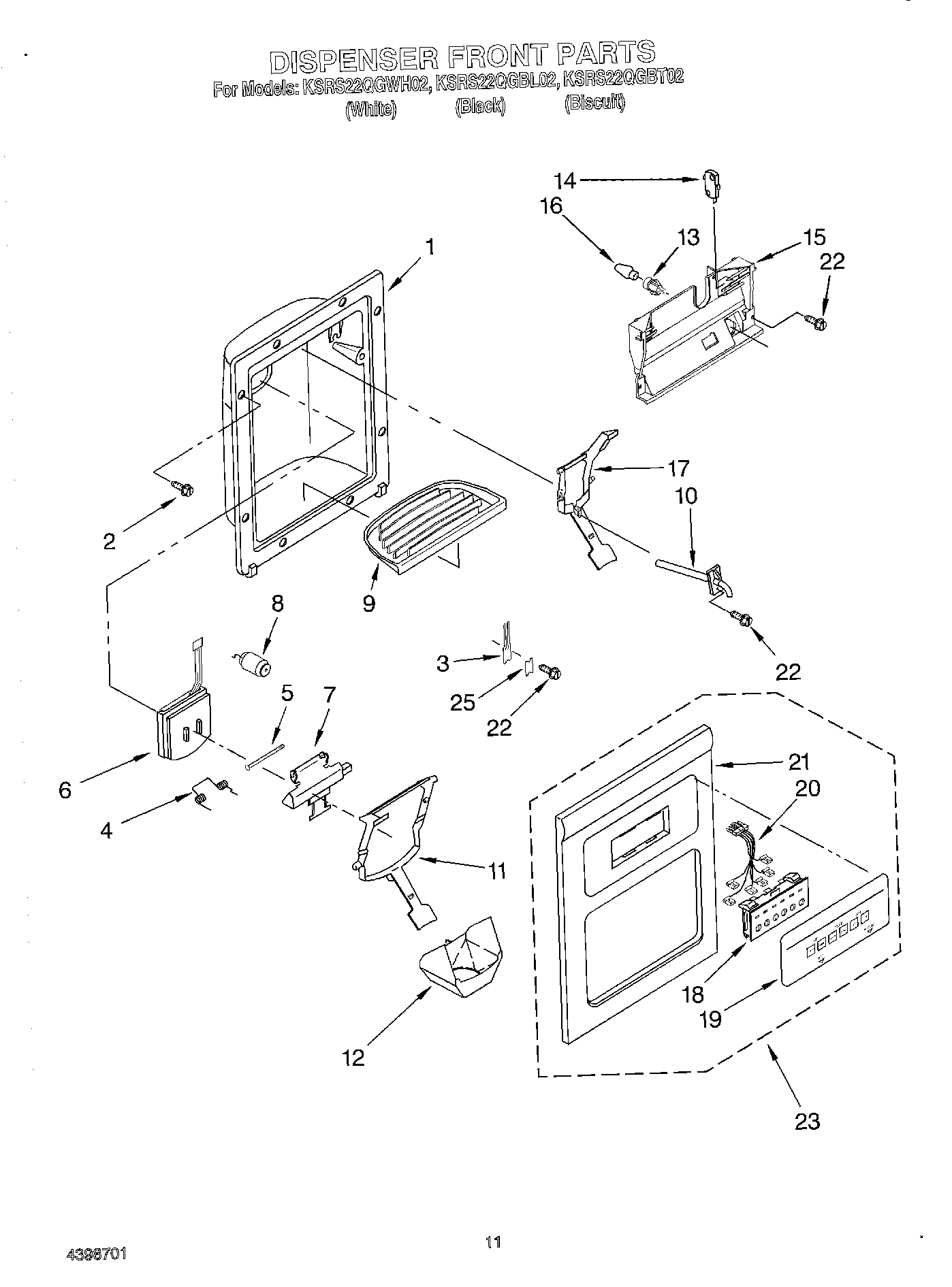 07 - DISPENSER FRONT