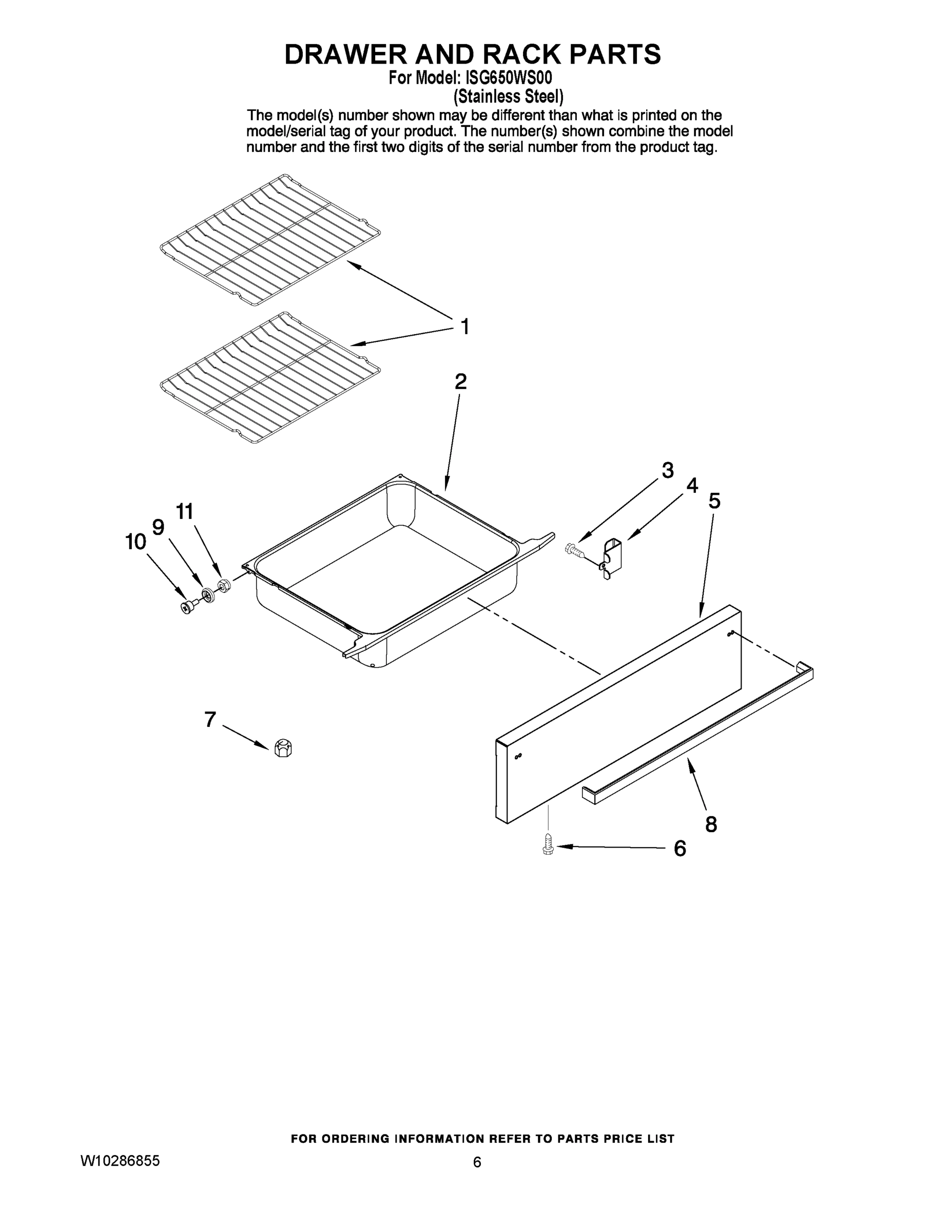 04 - DRAWER AND RACK PARTS