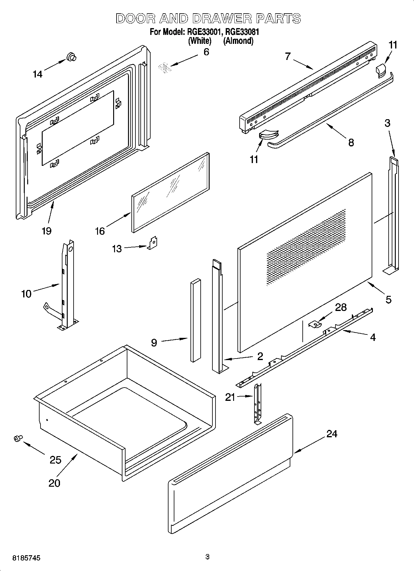 03 - DOOR AND DRAWER PARTS