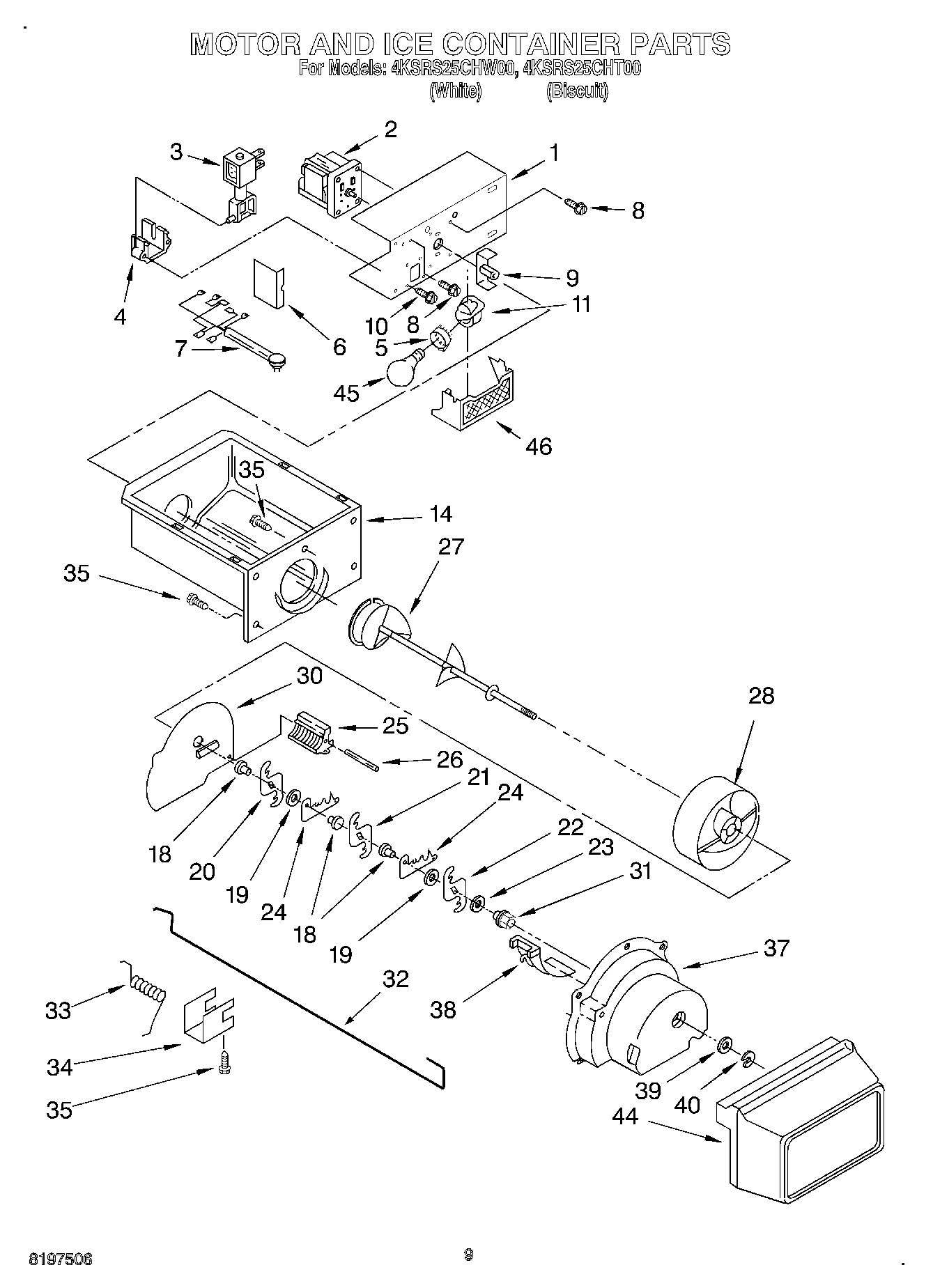 06 - MOTOR AND ICE CONTAINER