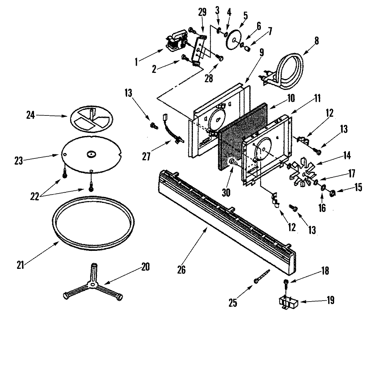 03 - CONVECTION FAN/TURNTABLE