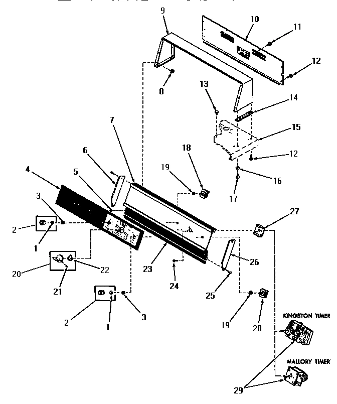 10 - CONTROL PANEL, CONTROL HOOD AND CONTROLS