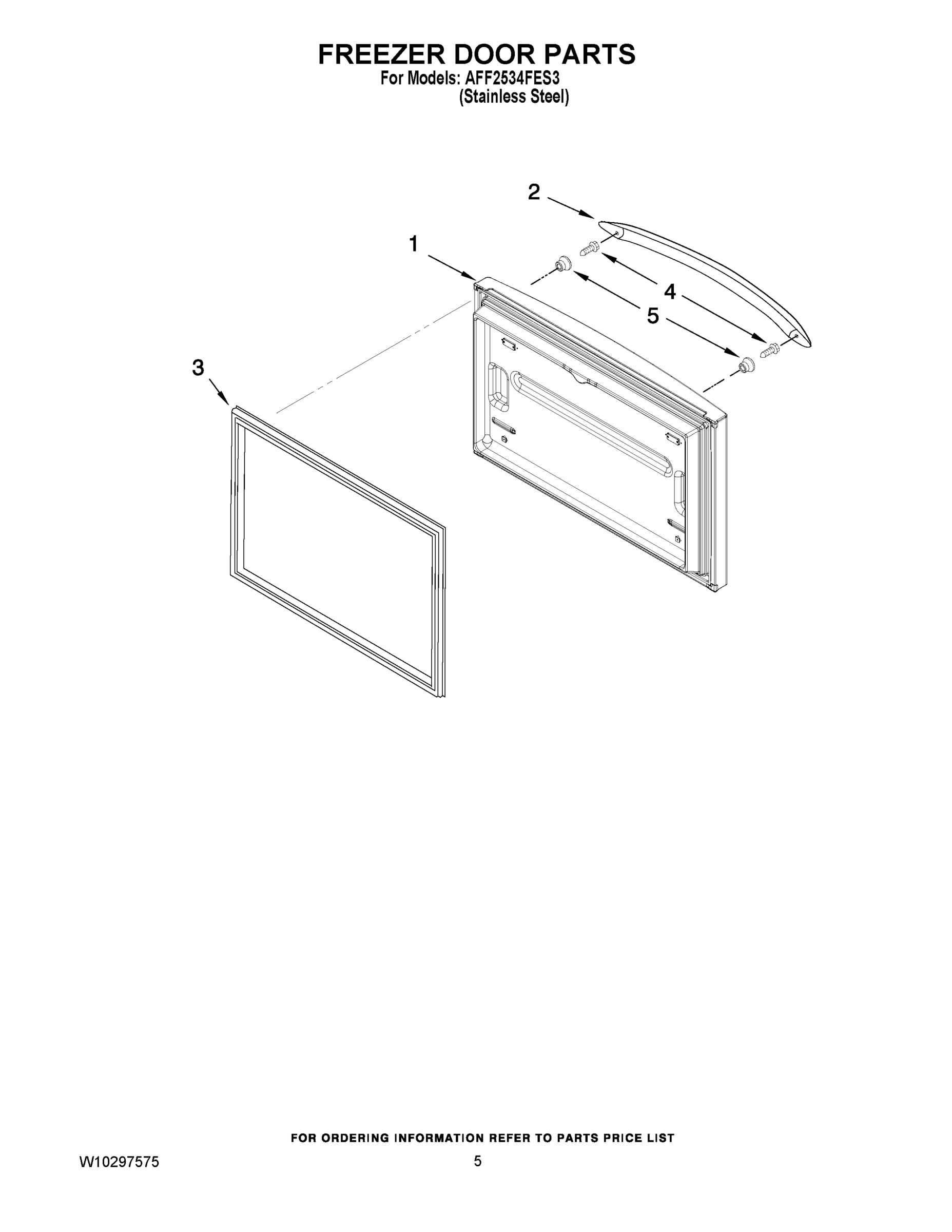 03 - FREEZER DOOR PARTS