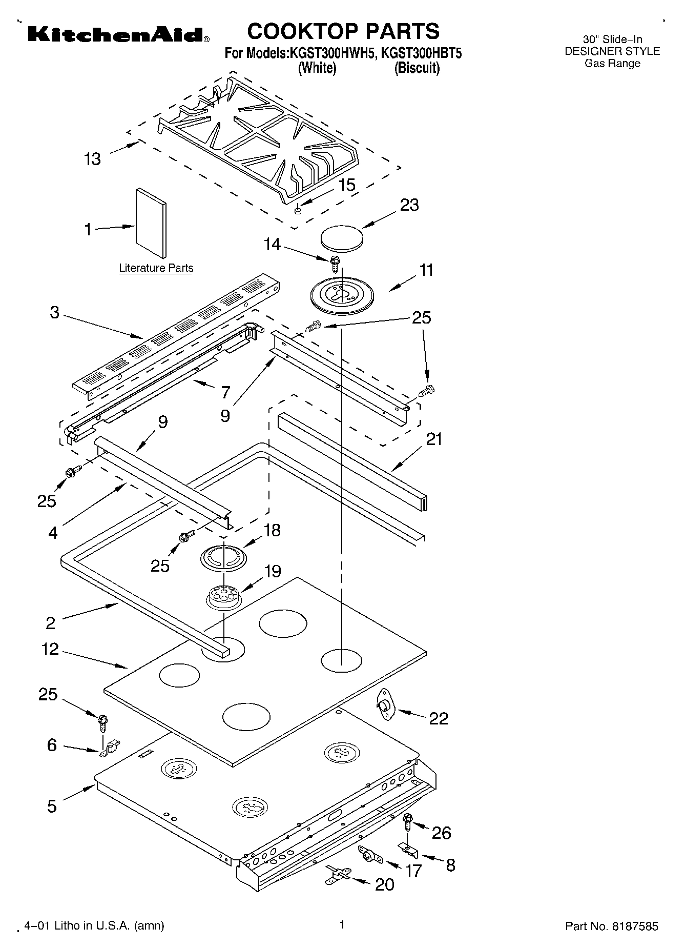 01 - COOKTOP, LITERATURE
