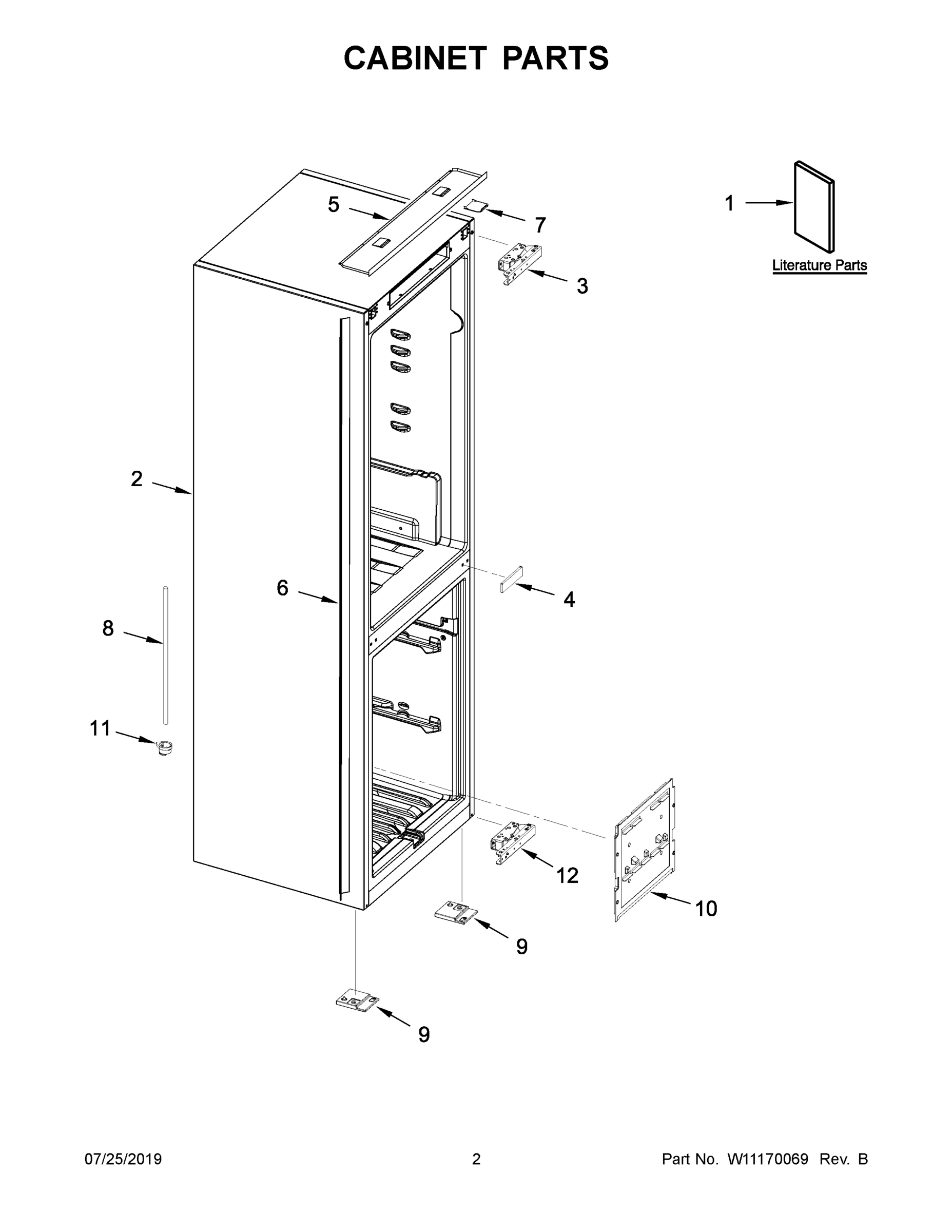 02 - CABINET PARTS