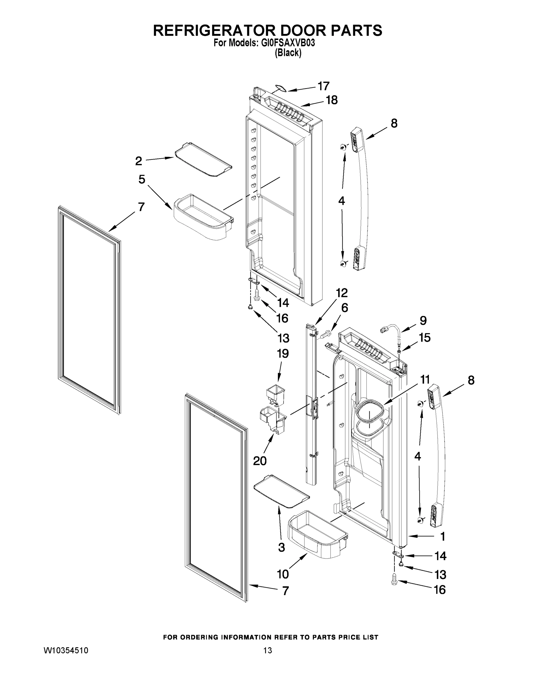 07 - REFRIGERATOR DOOR PARTS