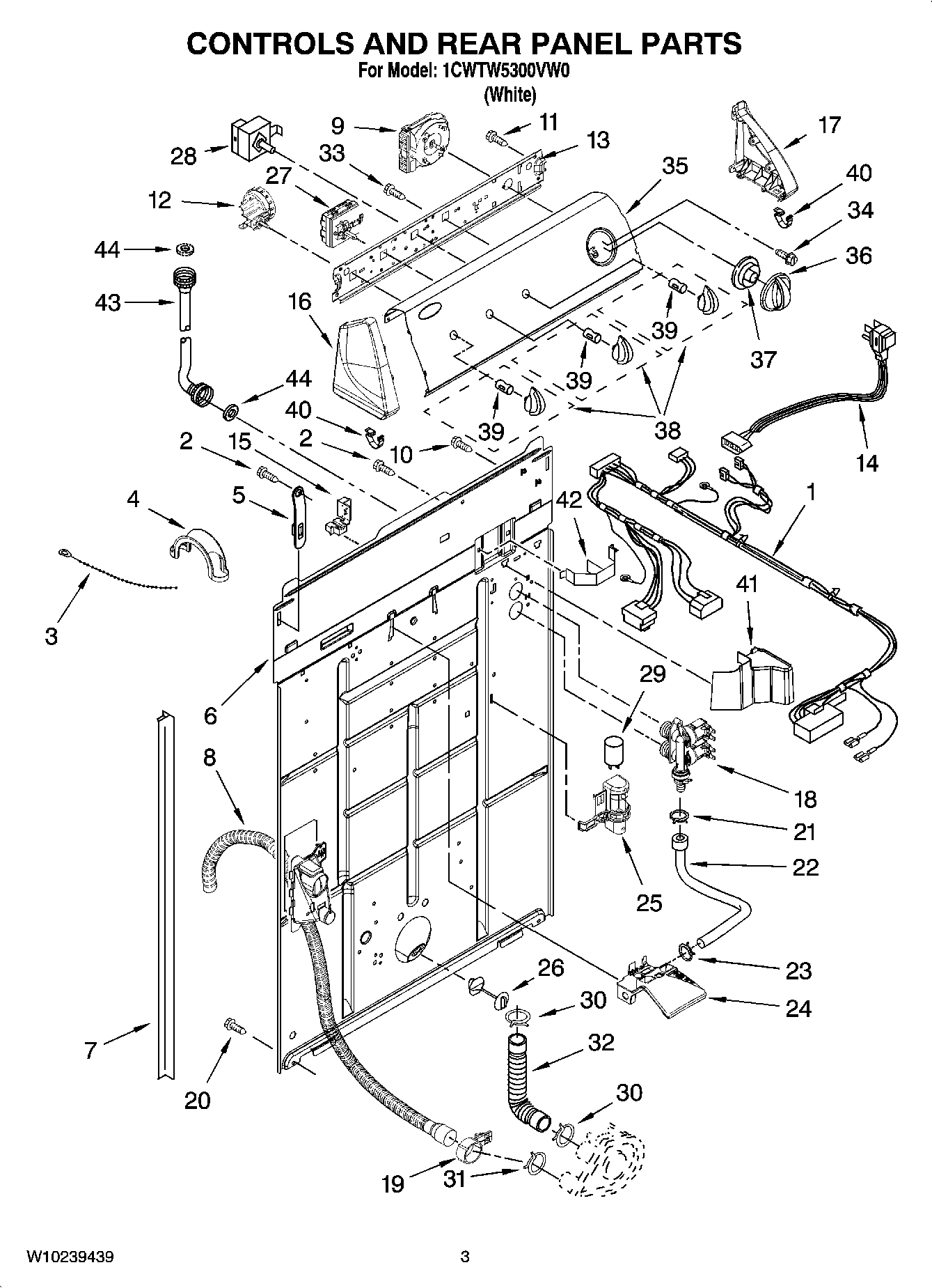 02 - CONTROLS AND REAR PANEL PARTS