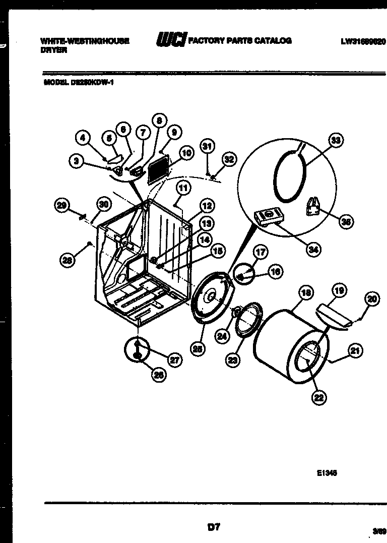 02 - CABINET AND COMPONENT PARTS