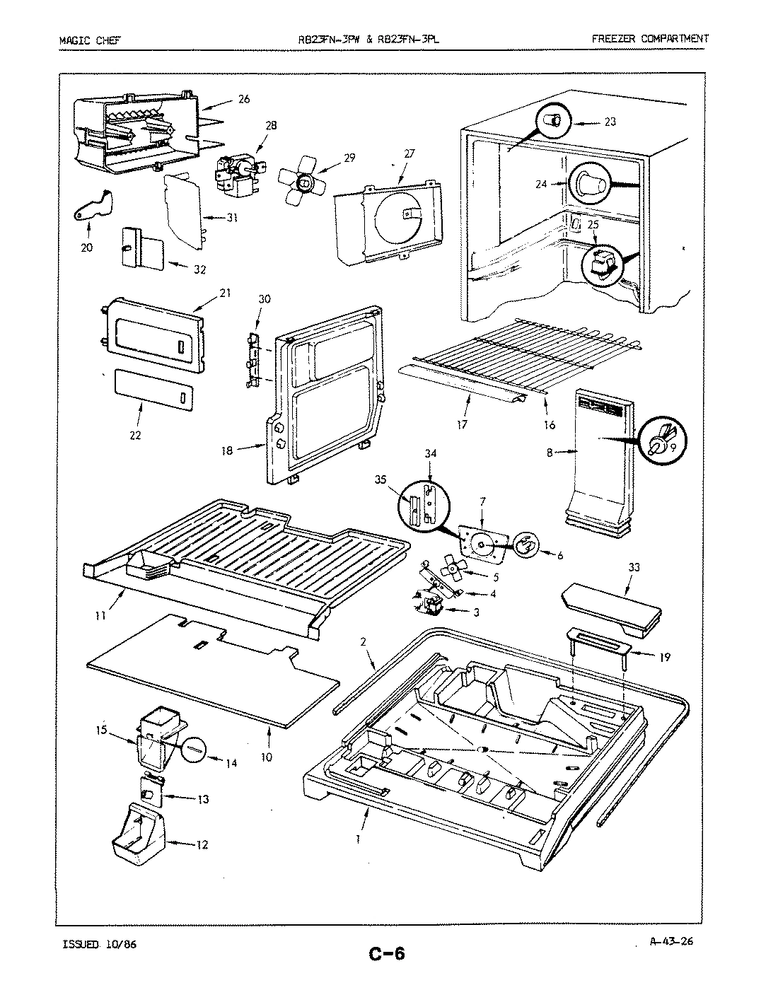 01 - FREEZER COMPARTMENT