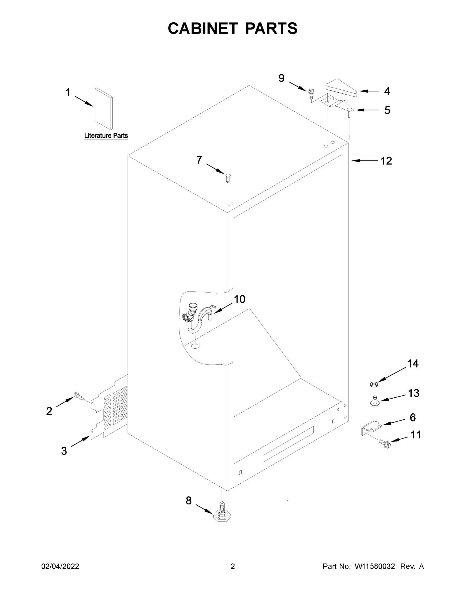 02 - CABINET PARTS