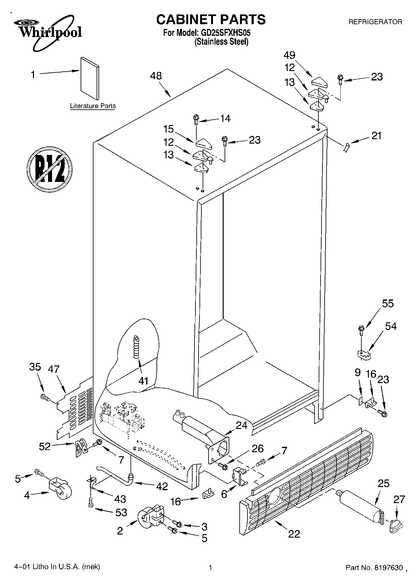 01 - CABINET, LITERATURE
