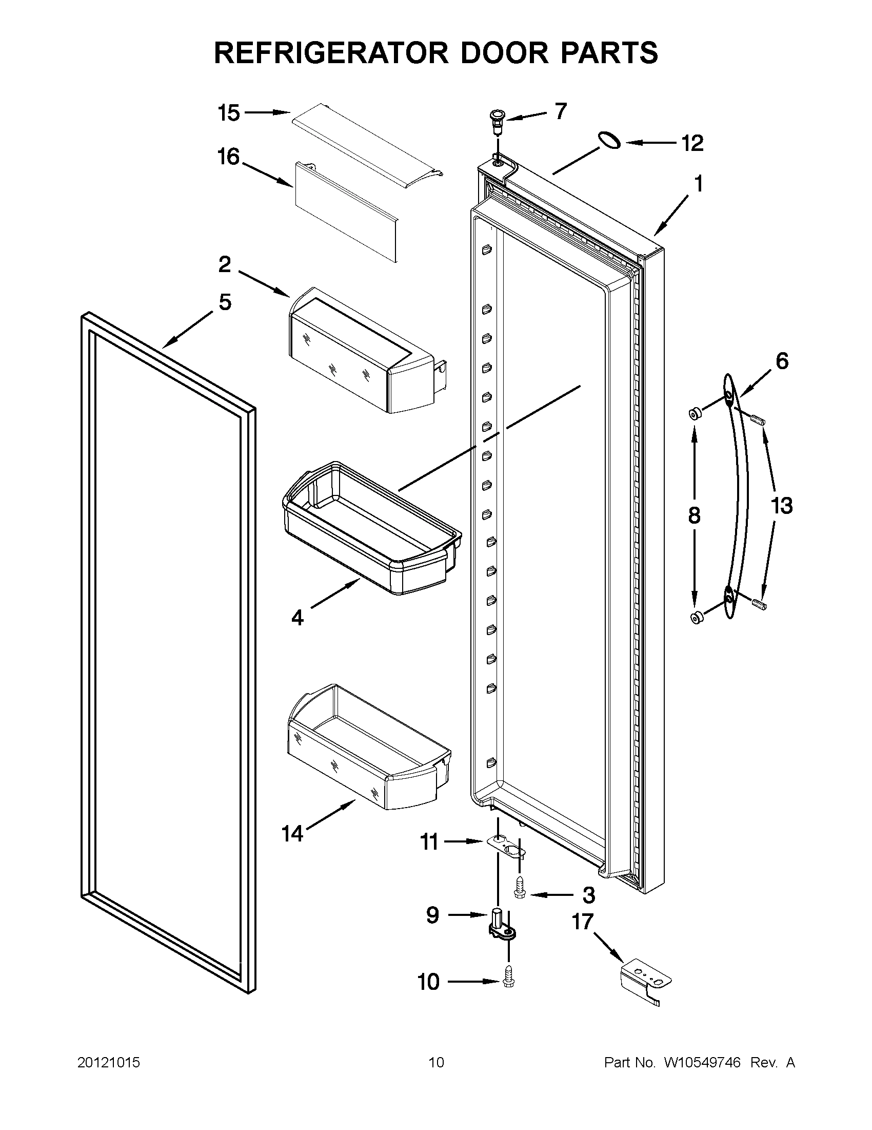 05 - REFRIGERATOR DOOR PARTS