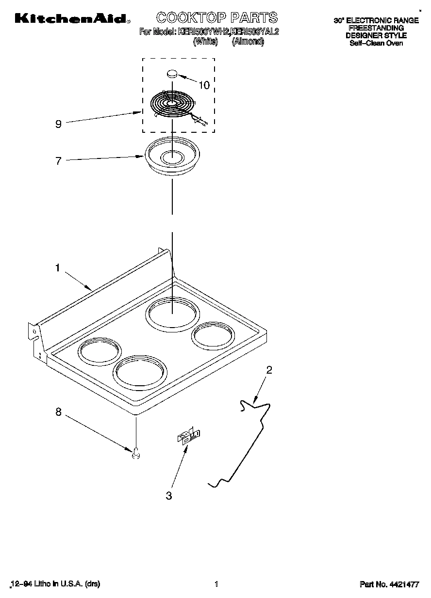 01 - COOKTOP, LITERATURE