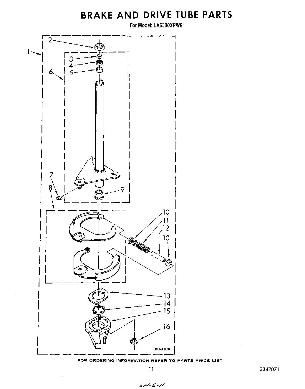 09 - BRAKE AND DRIVE TUBE