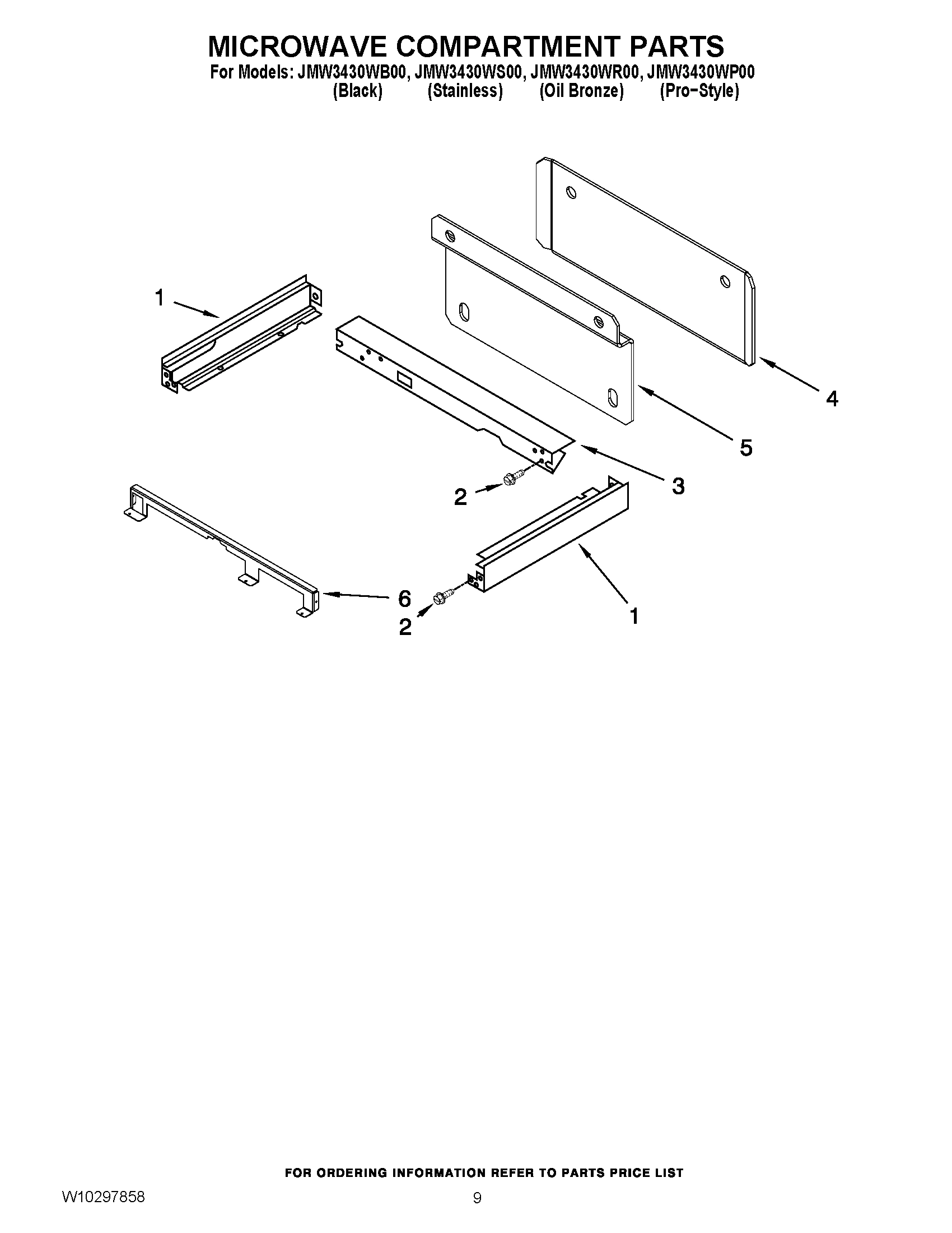 06 - MICROWAVE COMPARTMENT PARTS