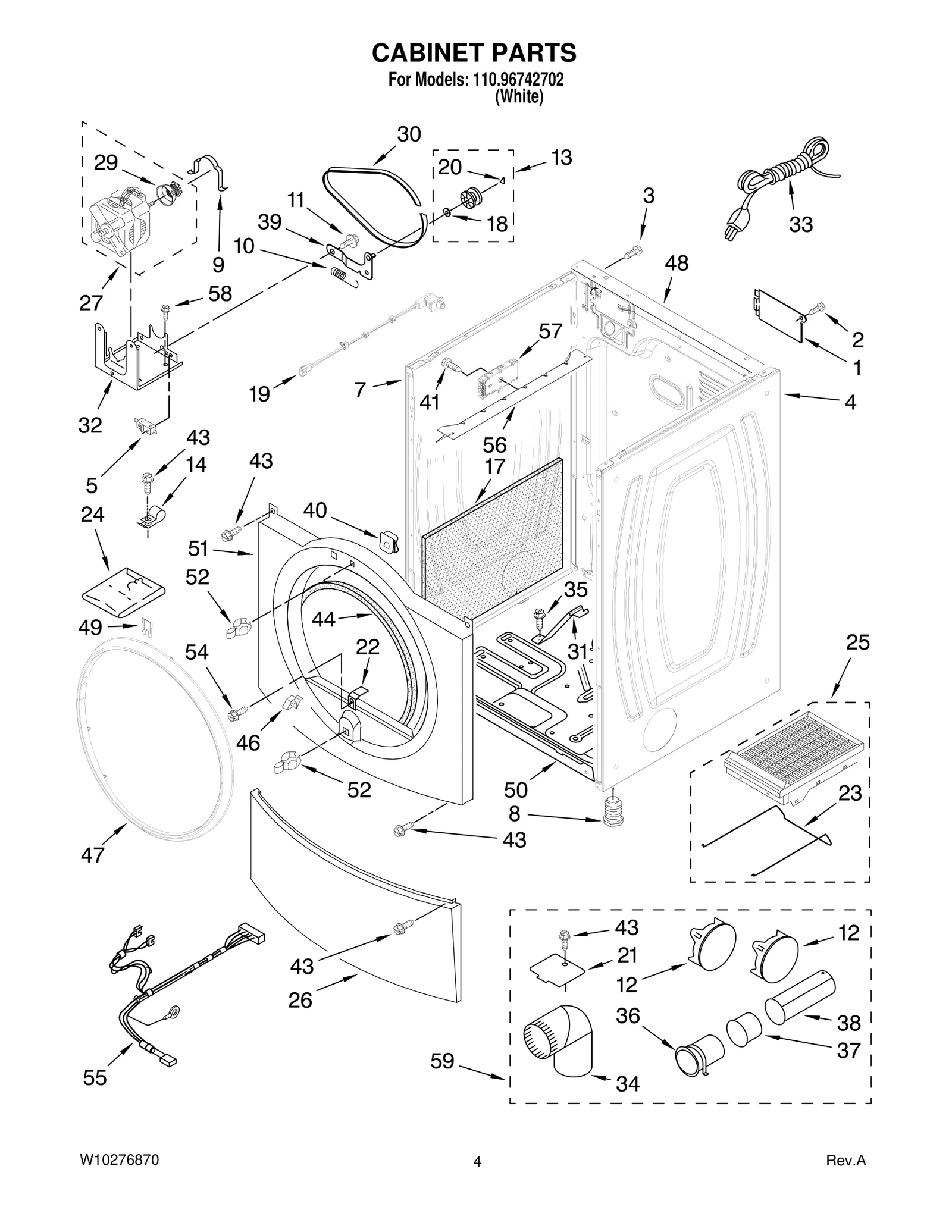 CABINET PARTS