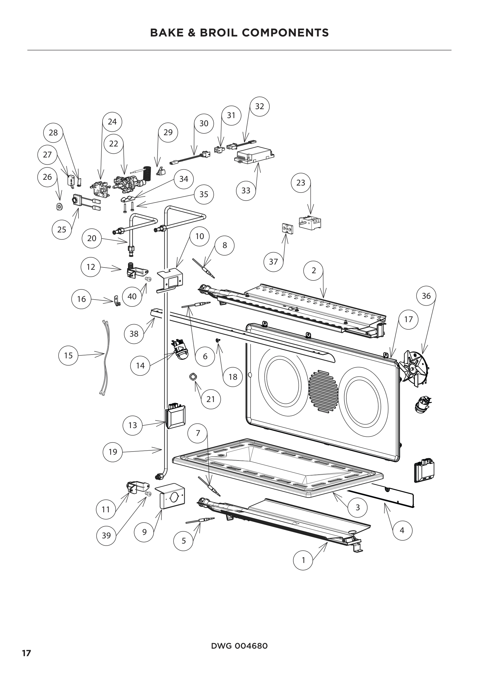 BAKE & BROIL COMPONENTS