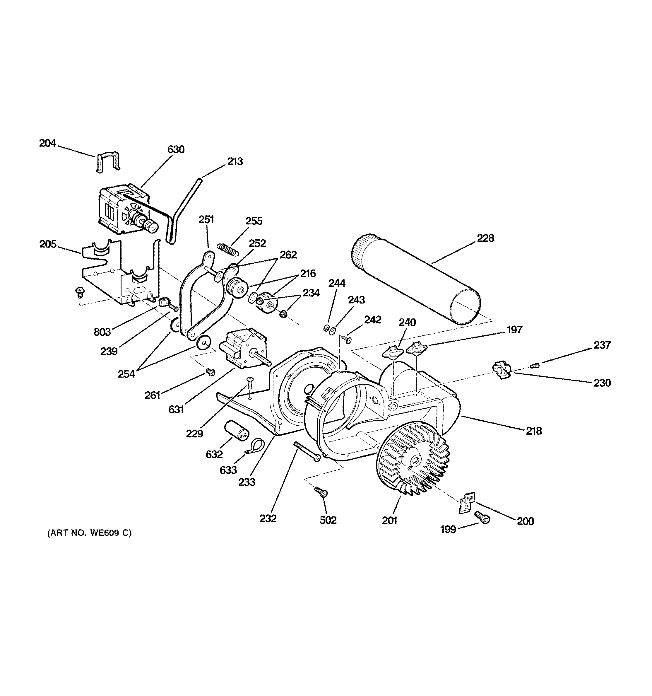 BLOWER & DRIVE ASSEMBLY