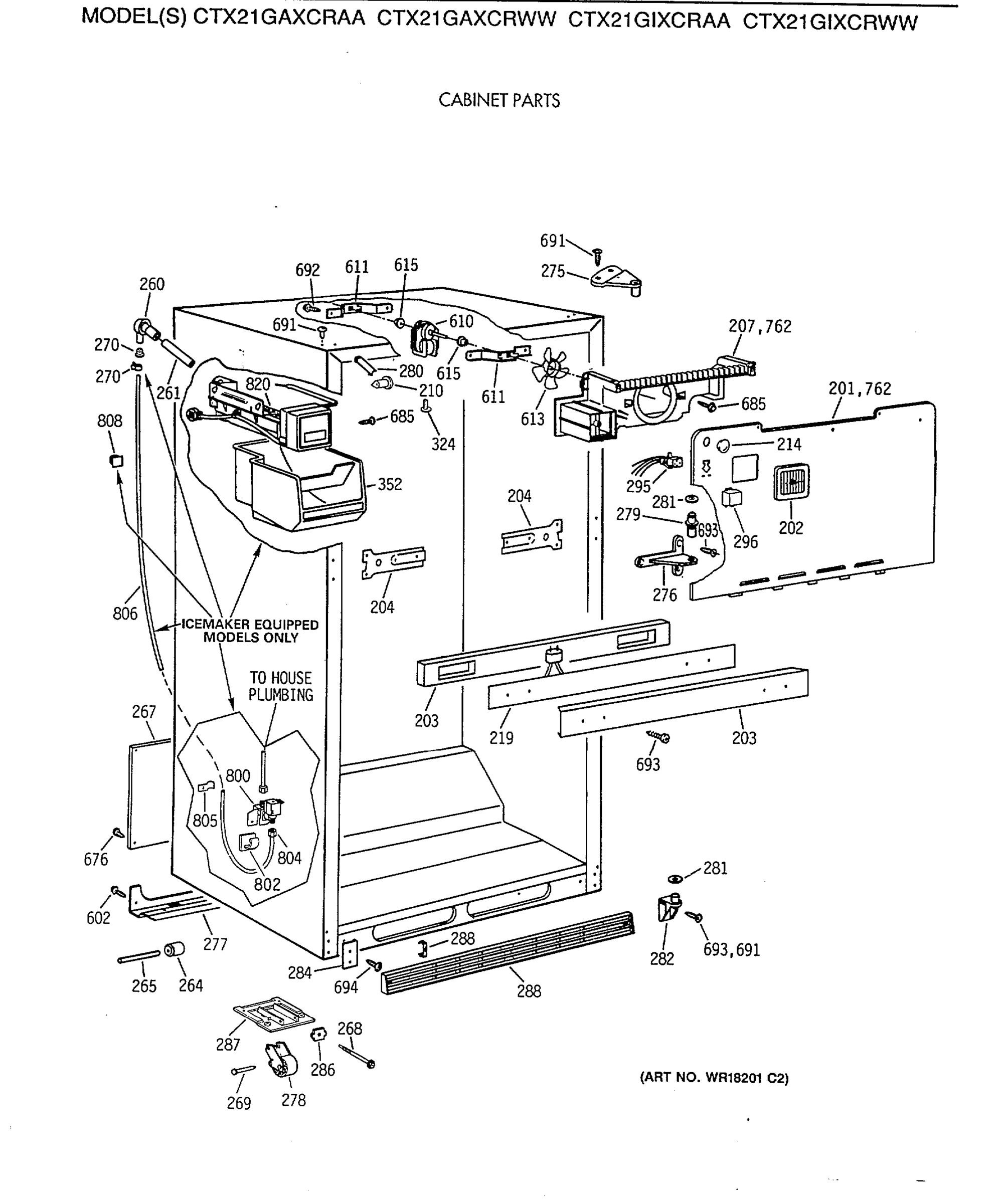 CABINET PARTS