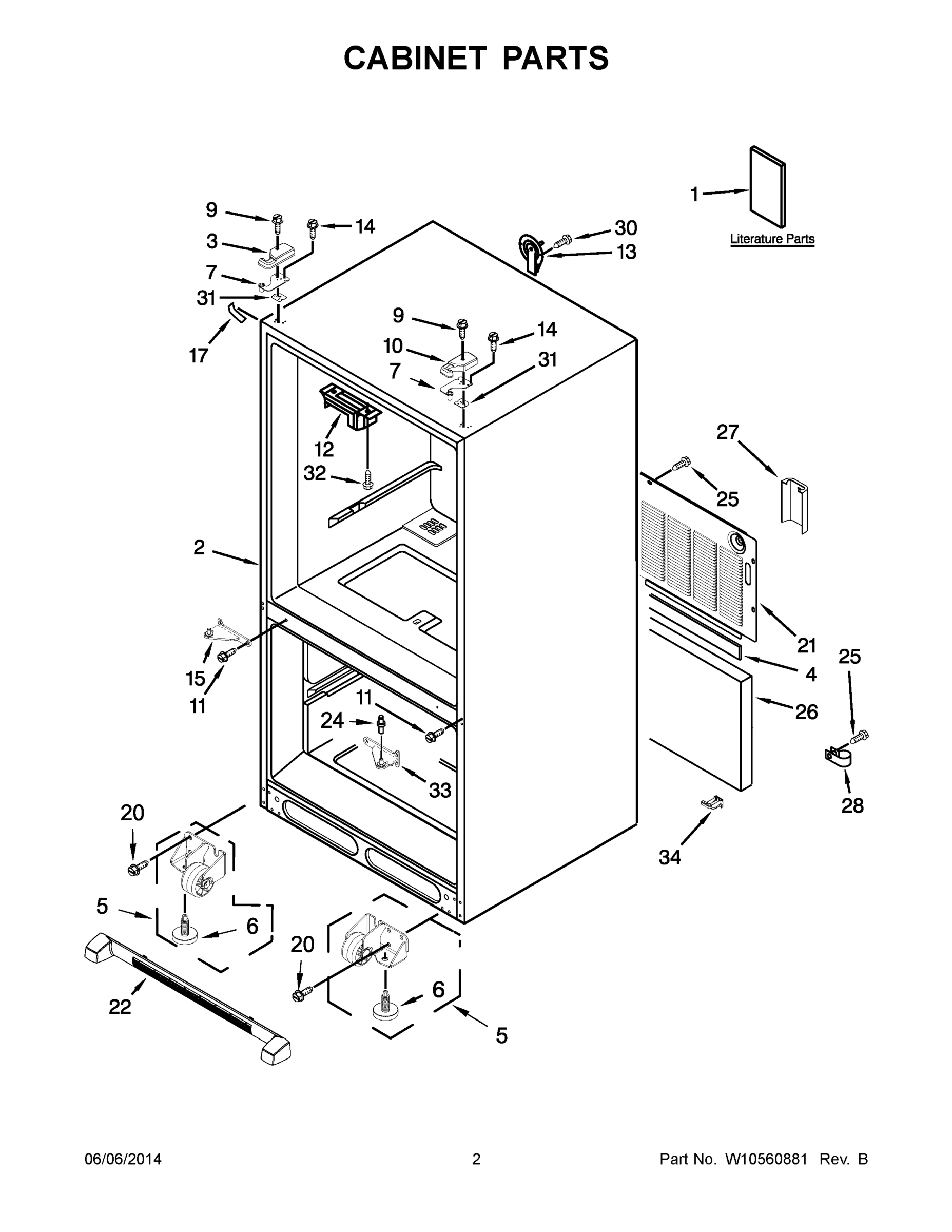 02 - CABINET PARTS