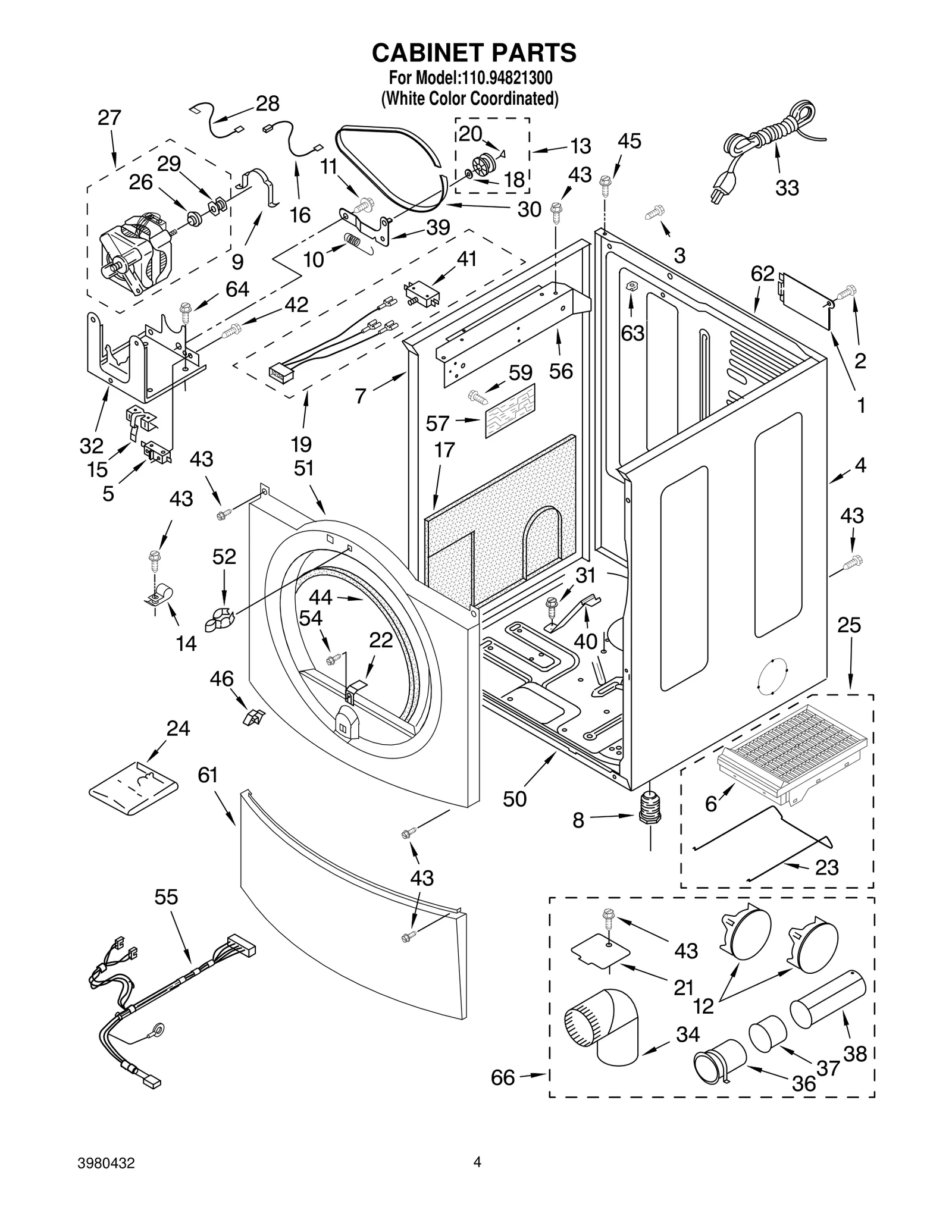 CABINET PARTS