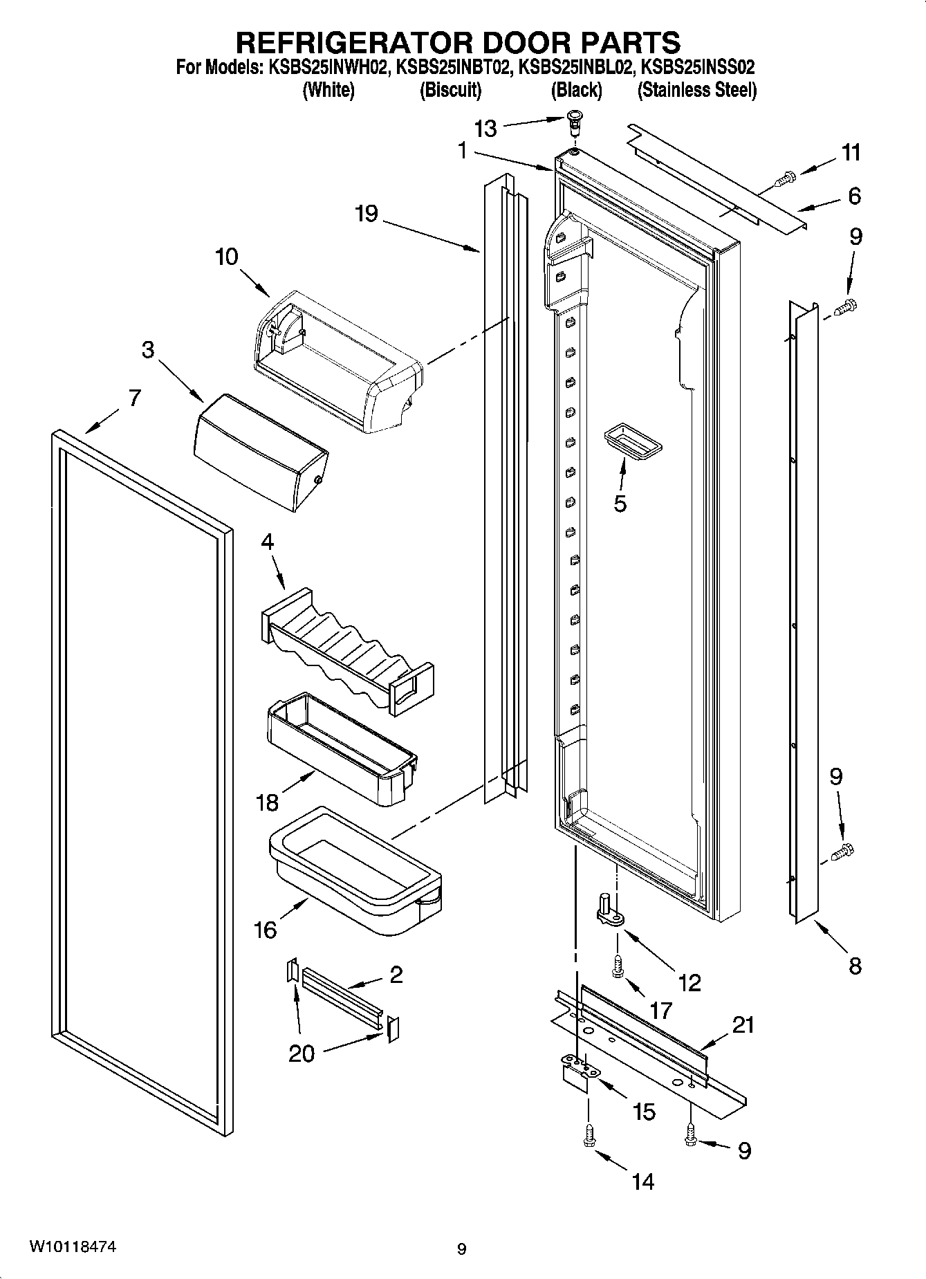 06 - REFRIGERATOR DOOR PARTS