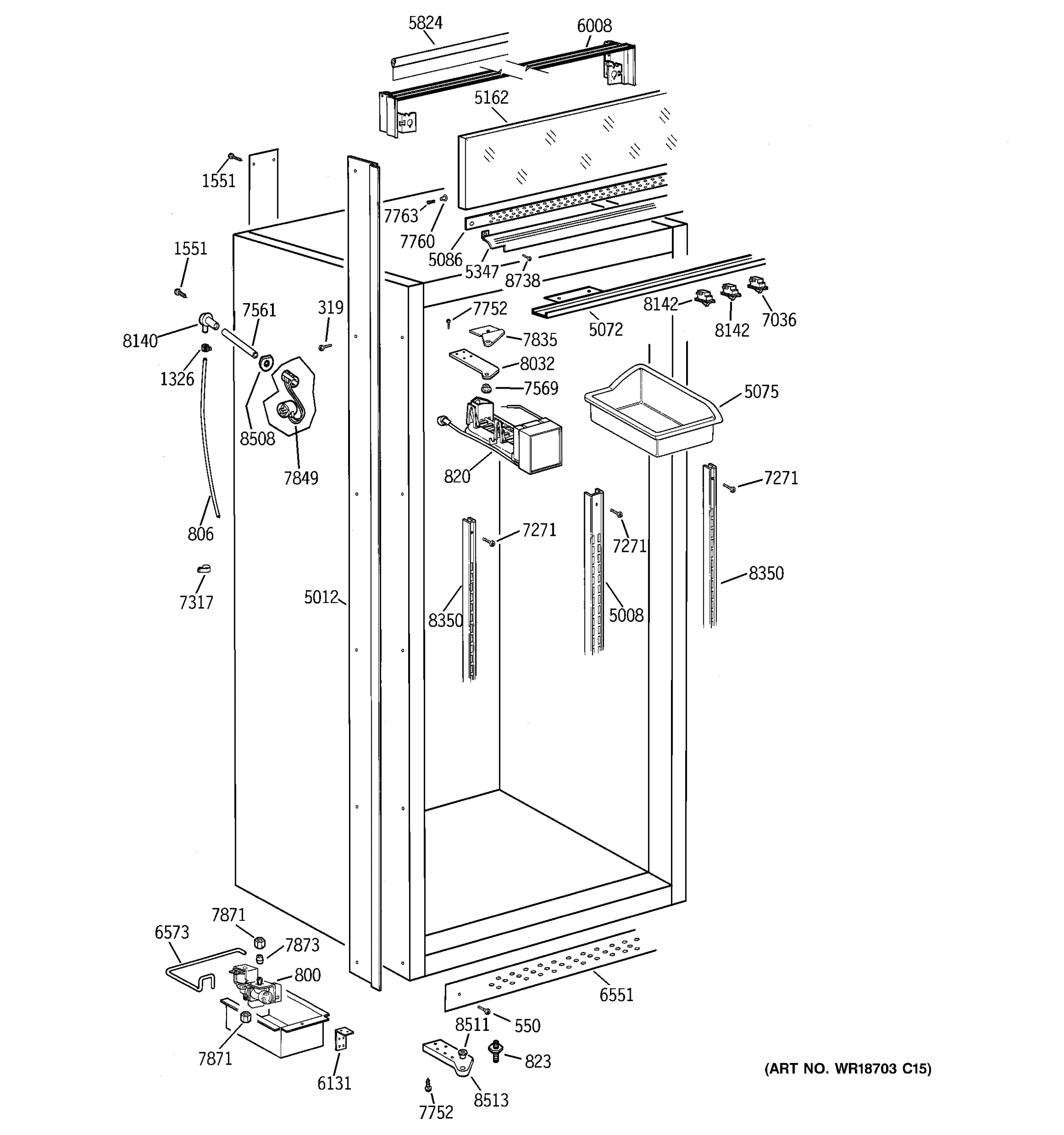 CABINET PARTS (2)