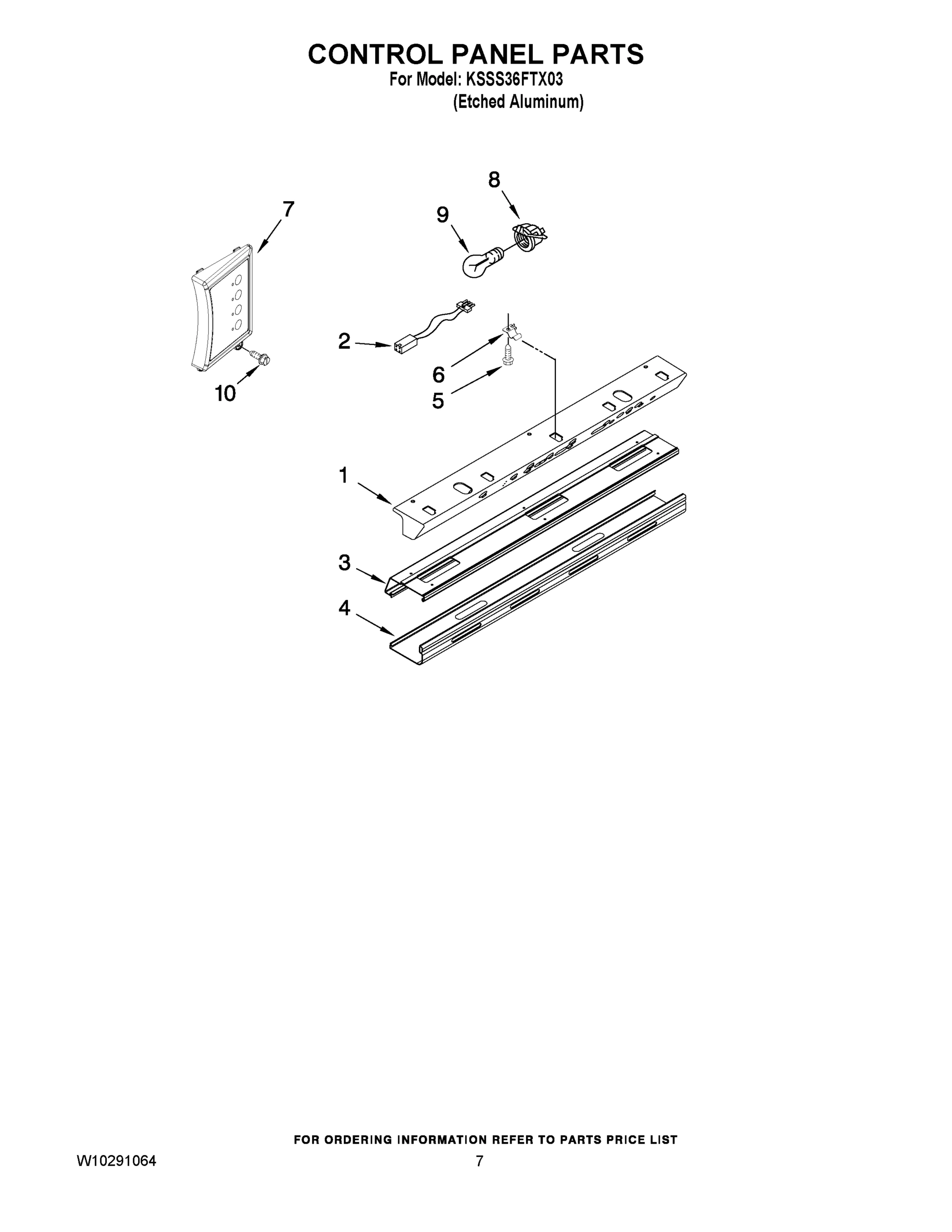 05 - CONTROL PANEL PARTS