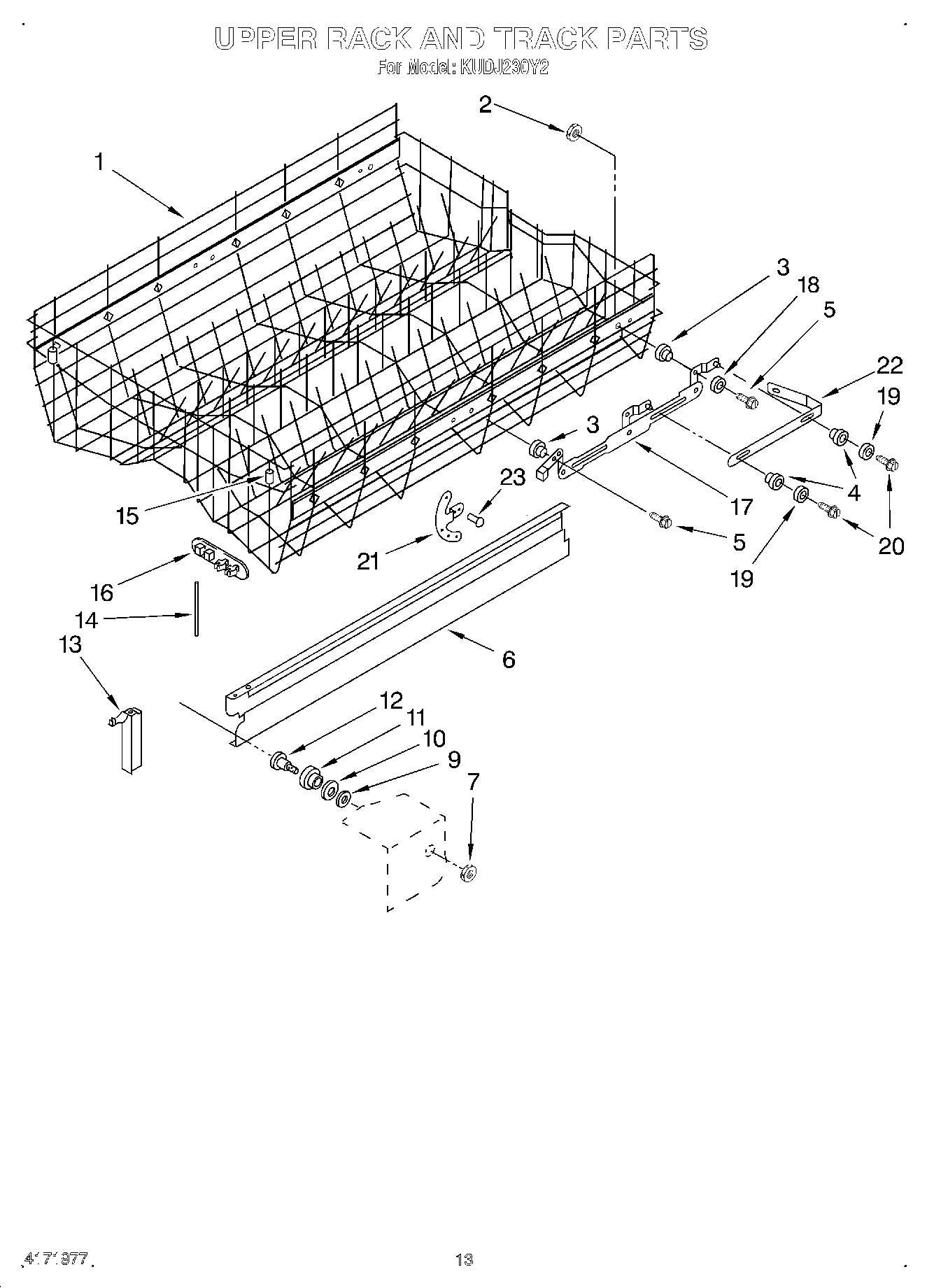 10 - UPPER RACK AND TRACK