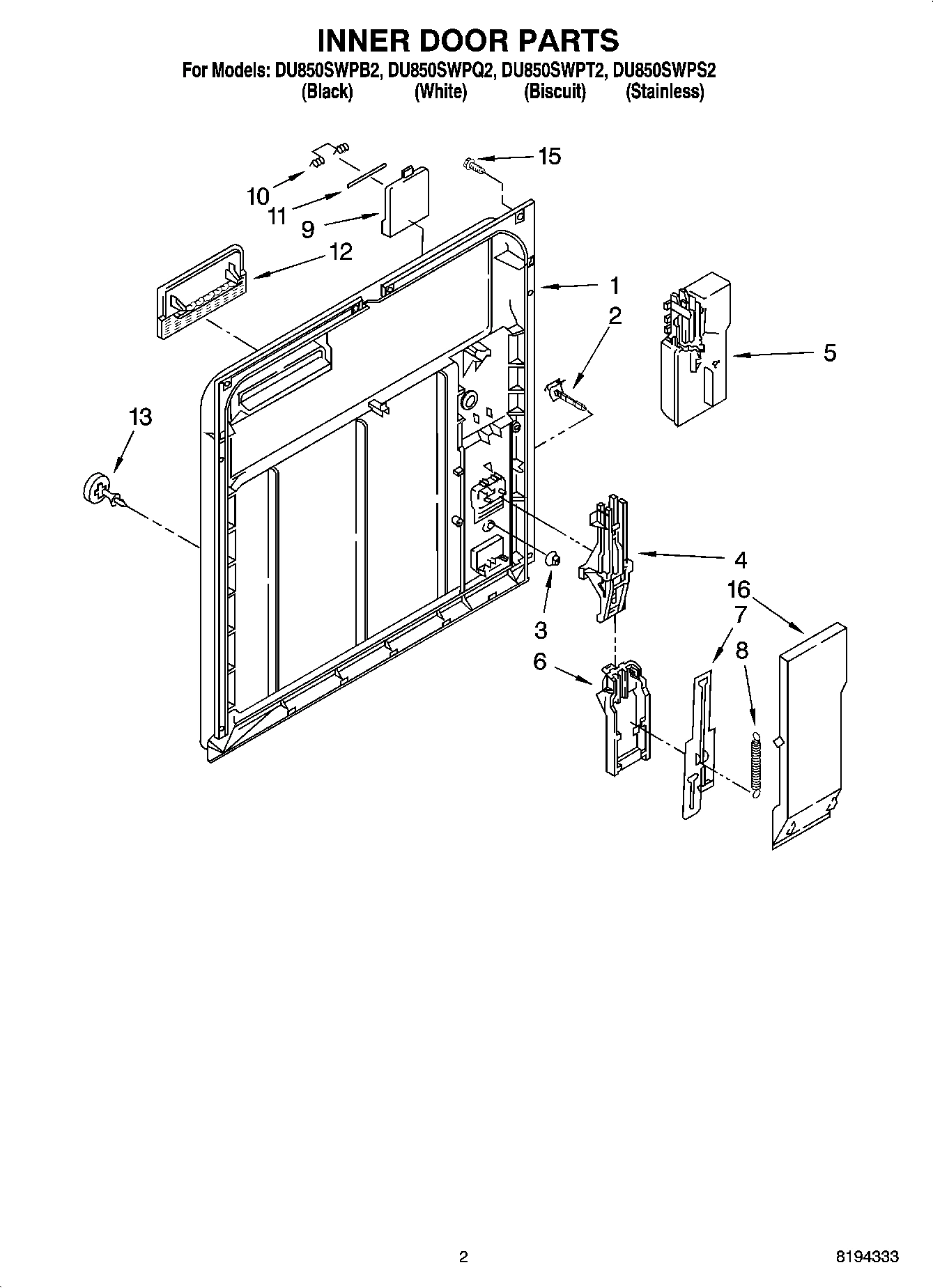 02 - INNER DOOR PARTS