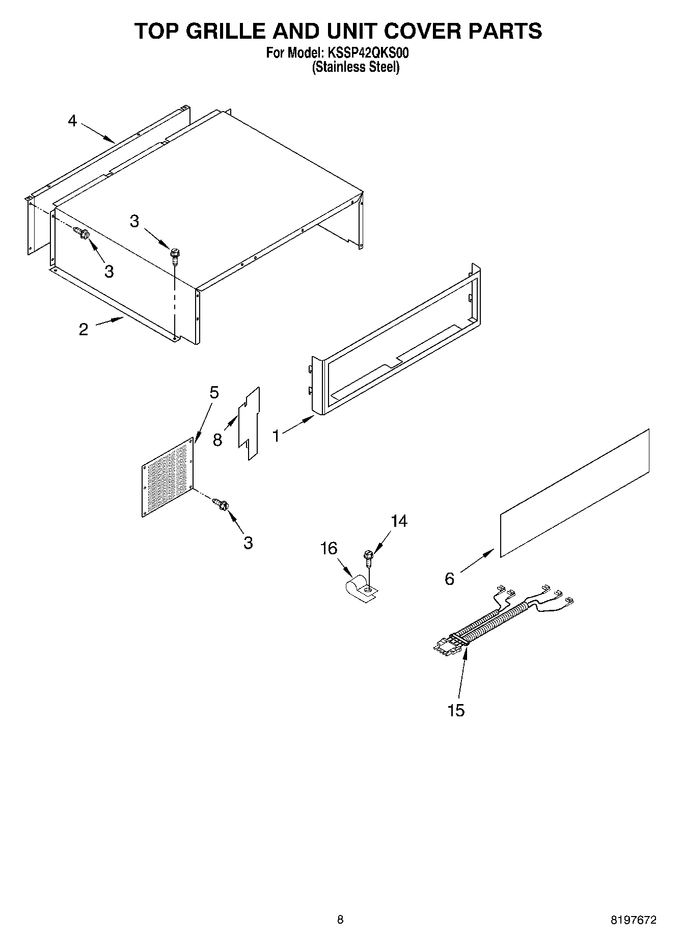 06 - TOP GRILLE AND UNIT COVER