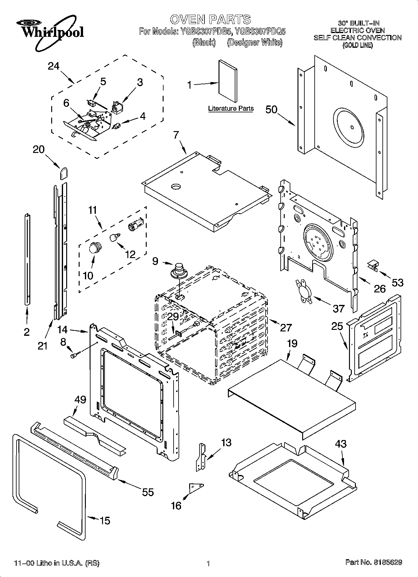 01 - OVEN PARTS