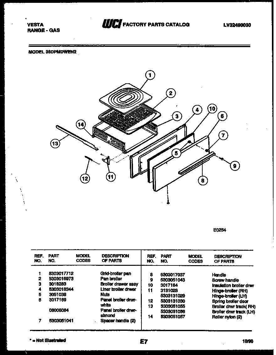 05 - BROILER DRAWER PARTS