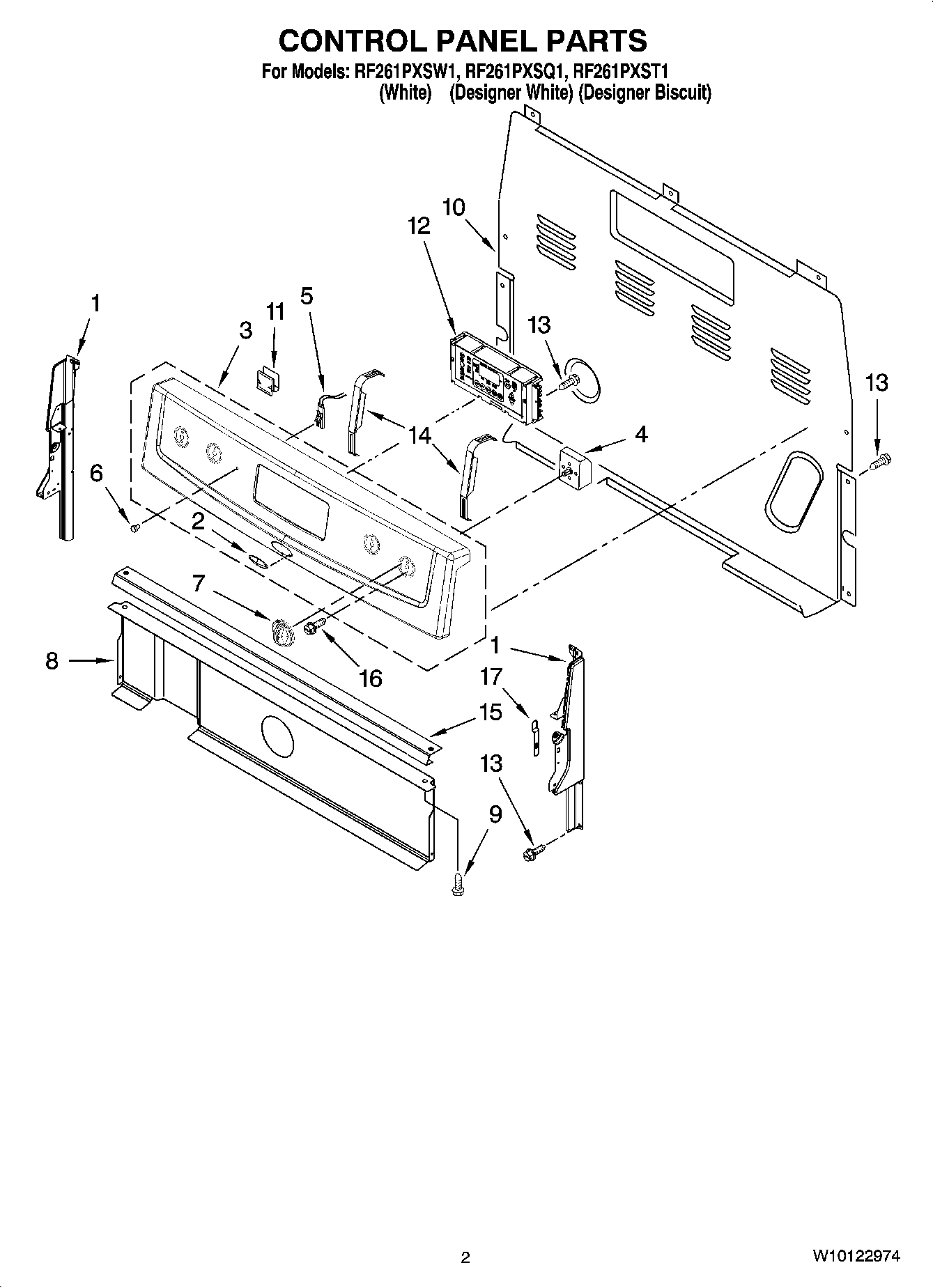 02 - CONTROL PANEL PARTS