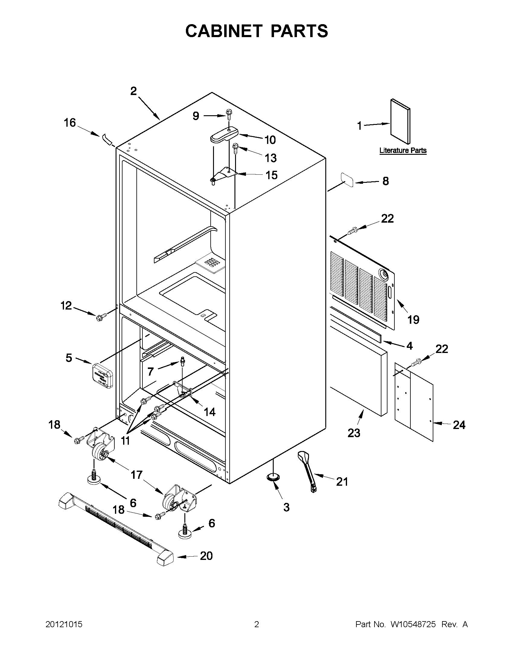 01 - CABINET PARTS