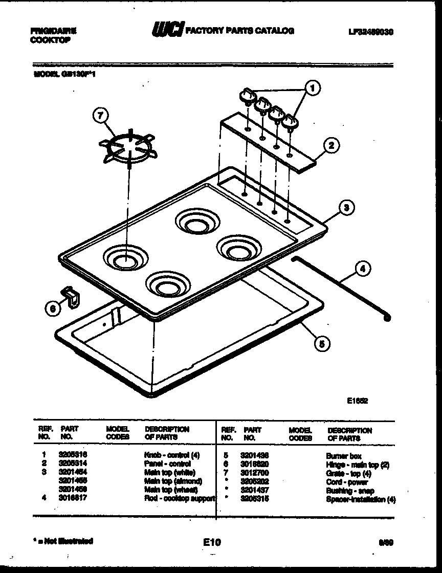 02 - COOKTOP PARTS