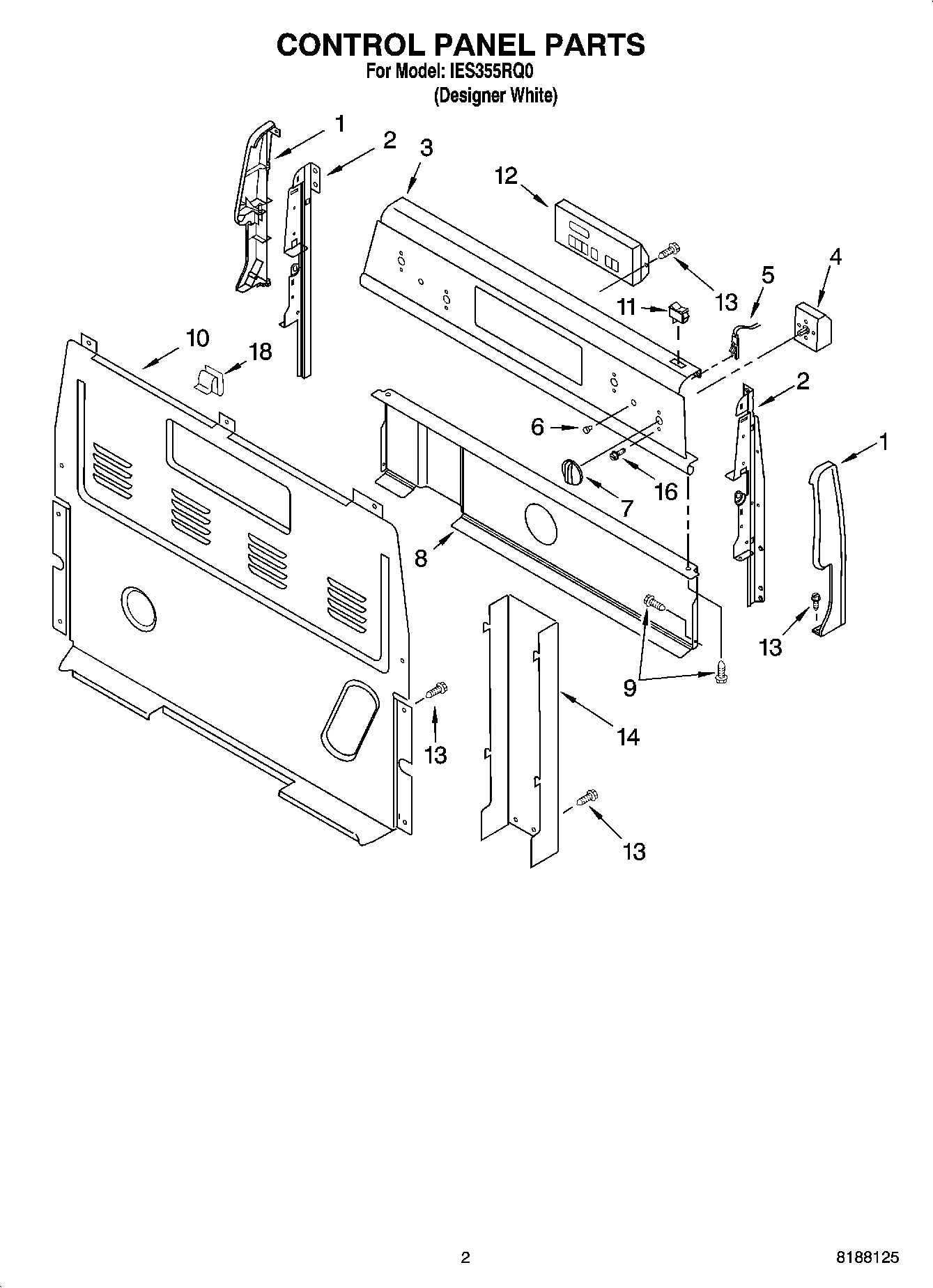02 - CONTROL PANEL PARTS