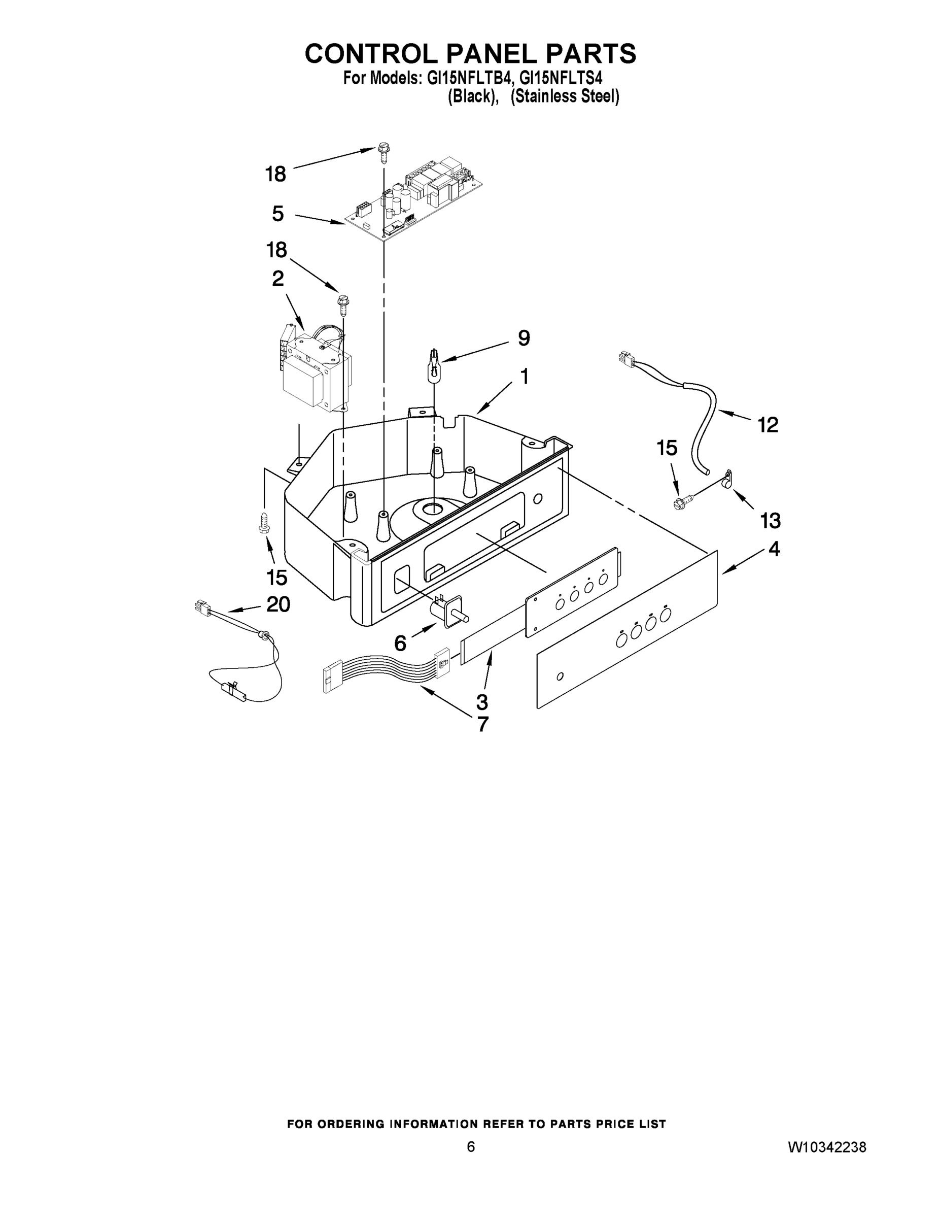 04 - CONTROL PANEL PARTS