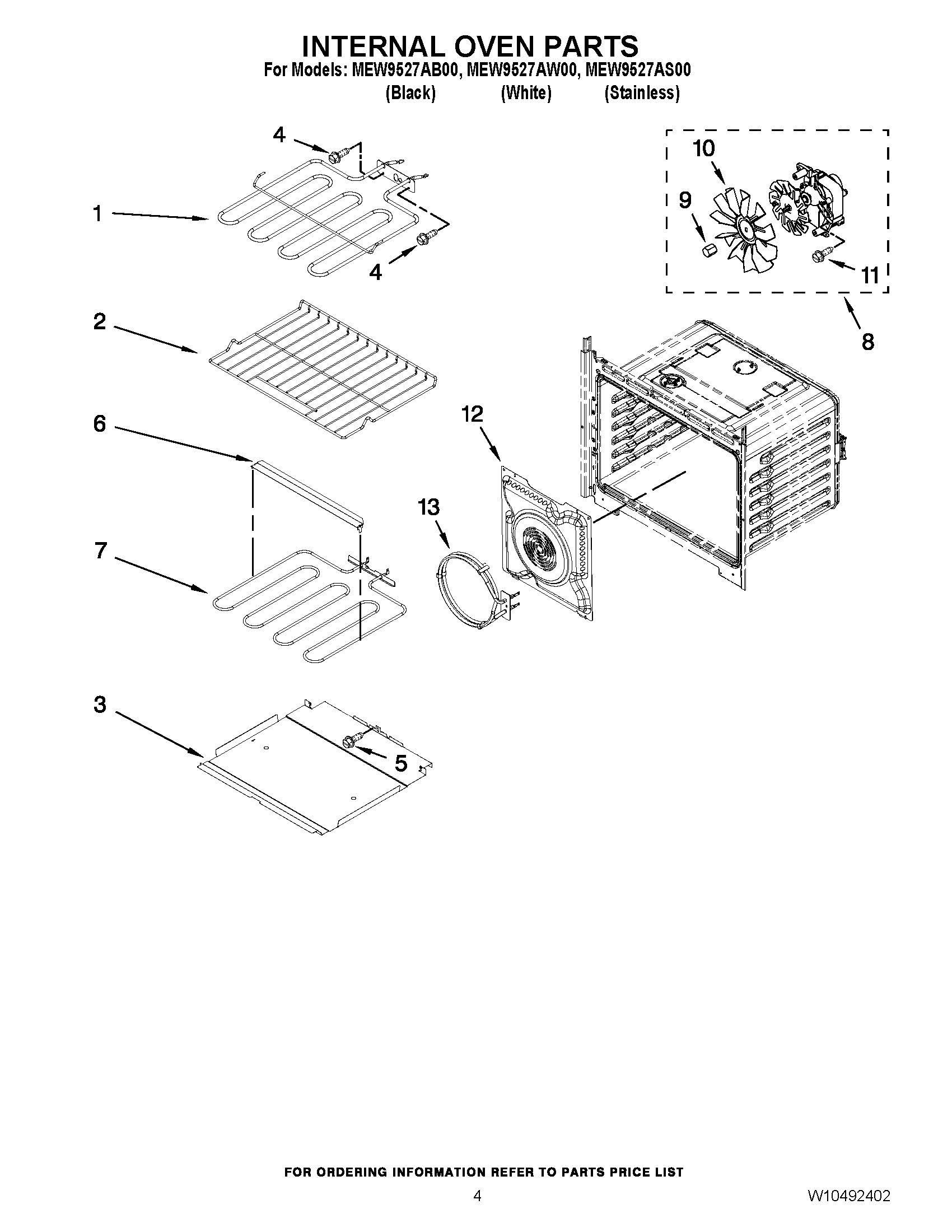 03 - INTERNAL OVEN PARTS