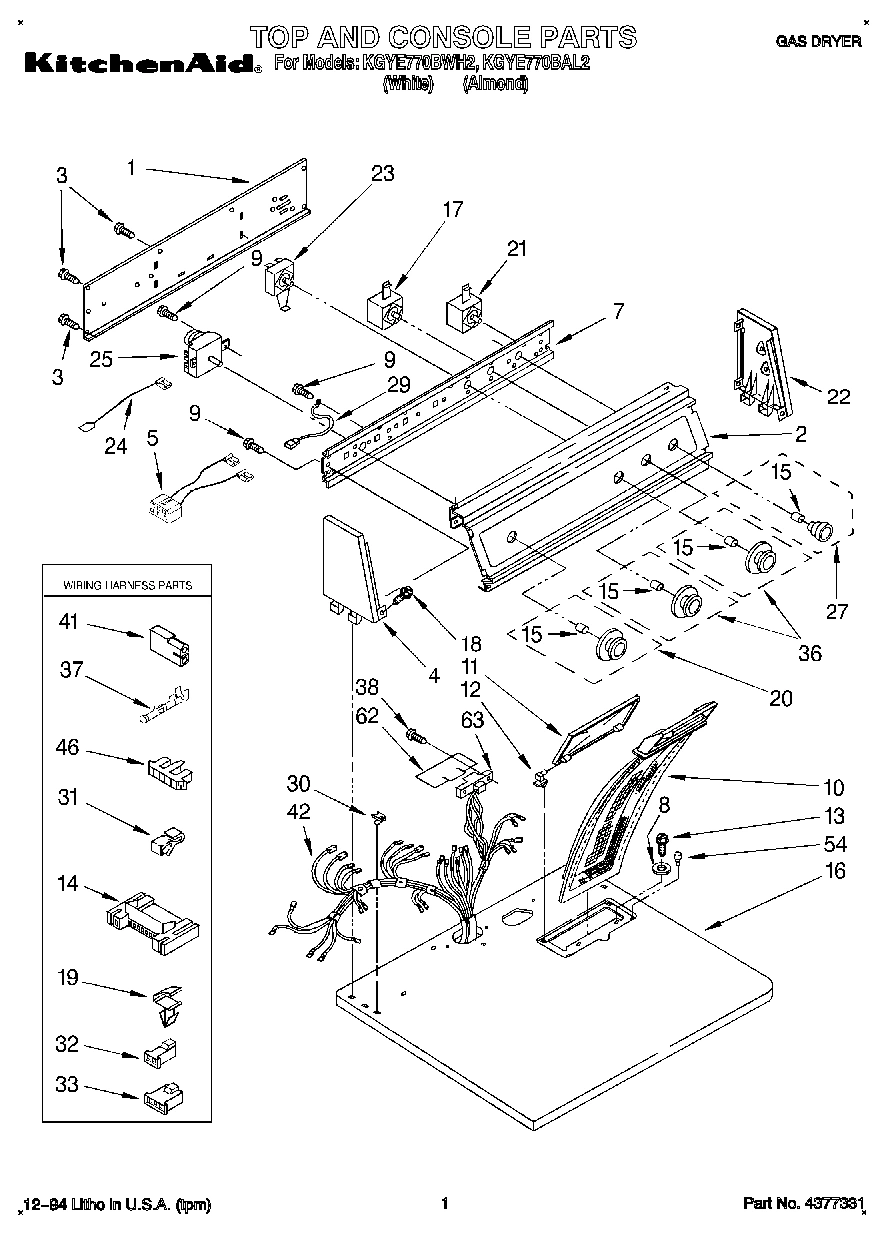 01 - TOP AND CONSOLE, LIT/OPTIONAL