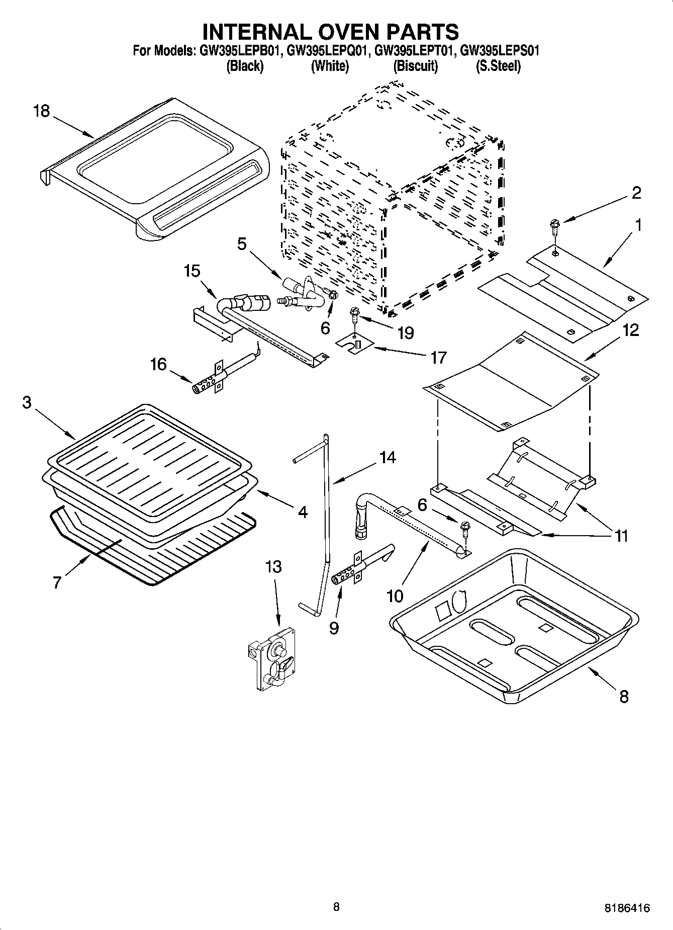 06 - INTERNAL OVEN PARTS