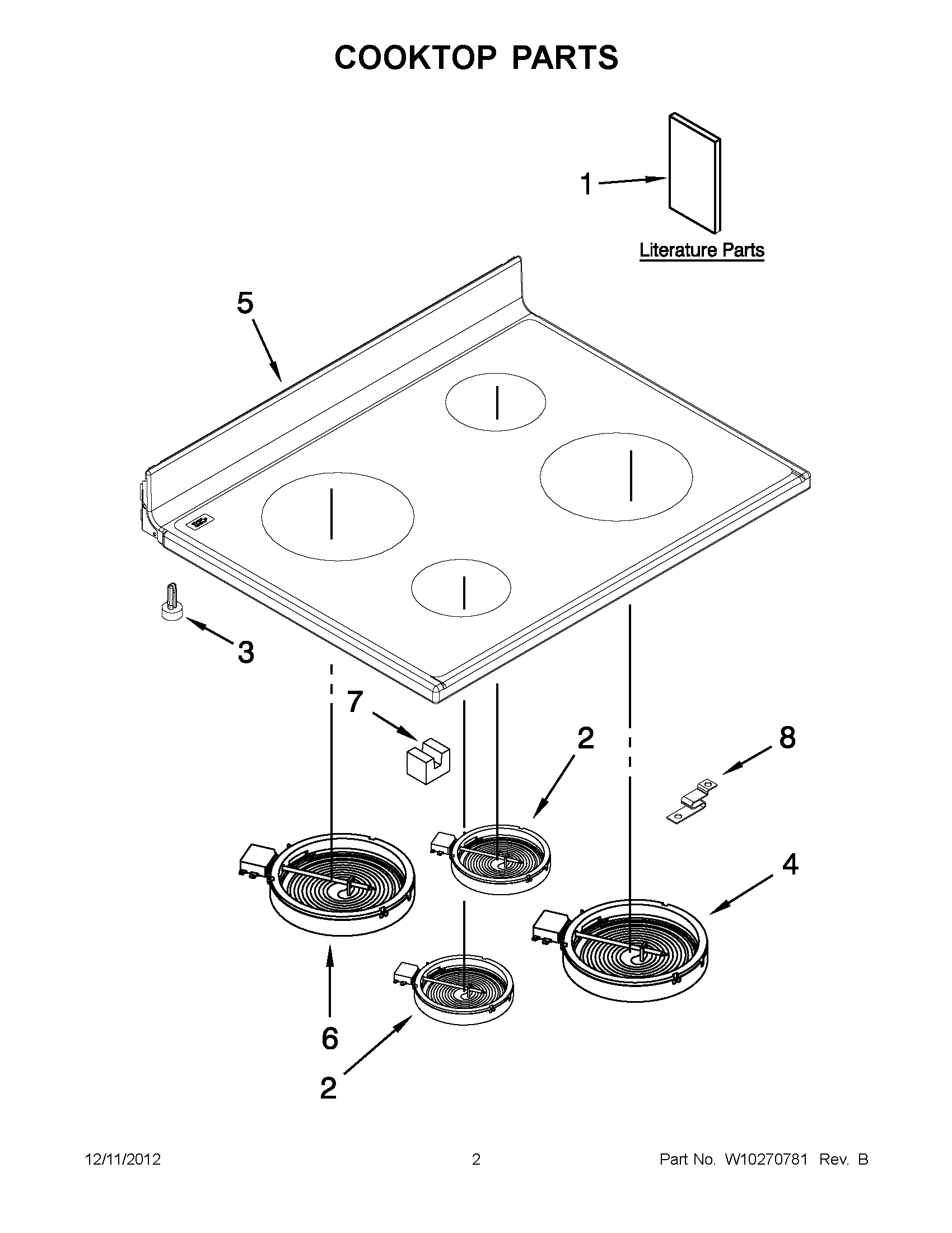 01 - COOKTOP PARTS