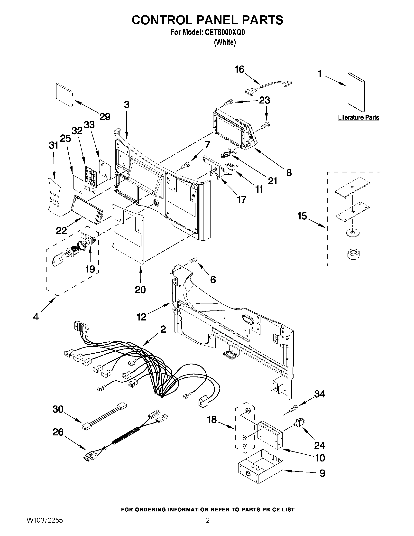 01 - CONTROL PANEL PARTS