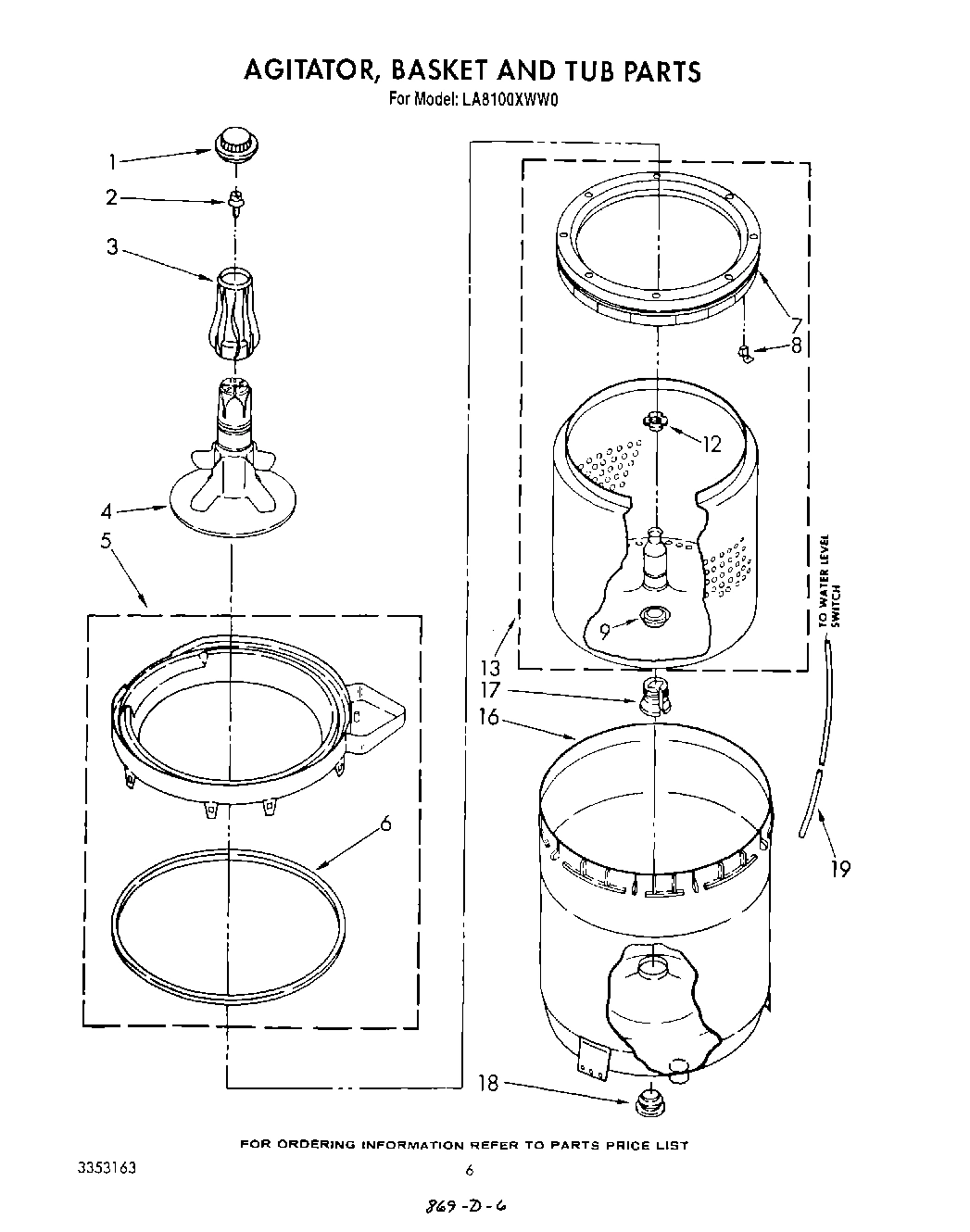 04 - AGITATOR, BASKET, AND TUB