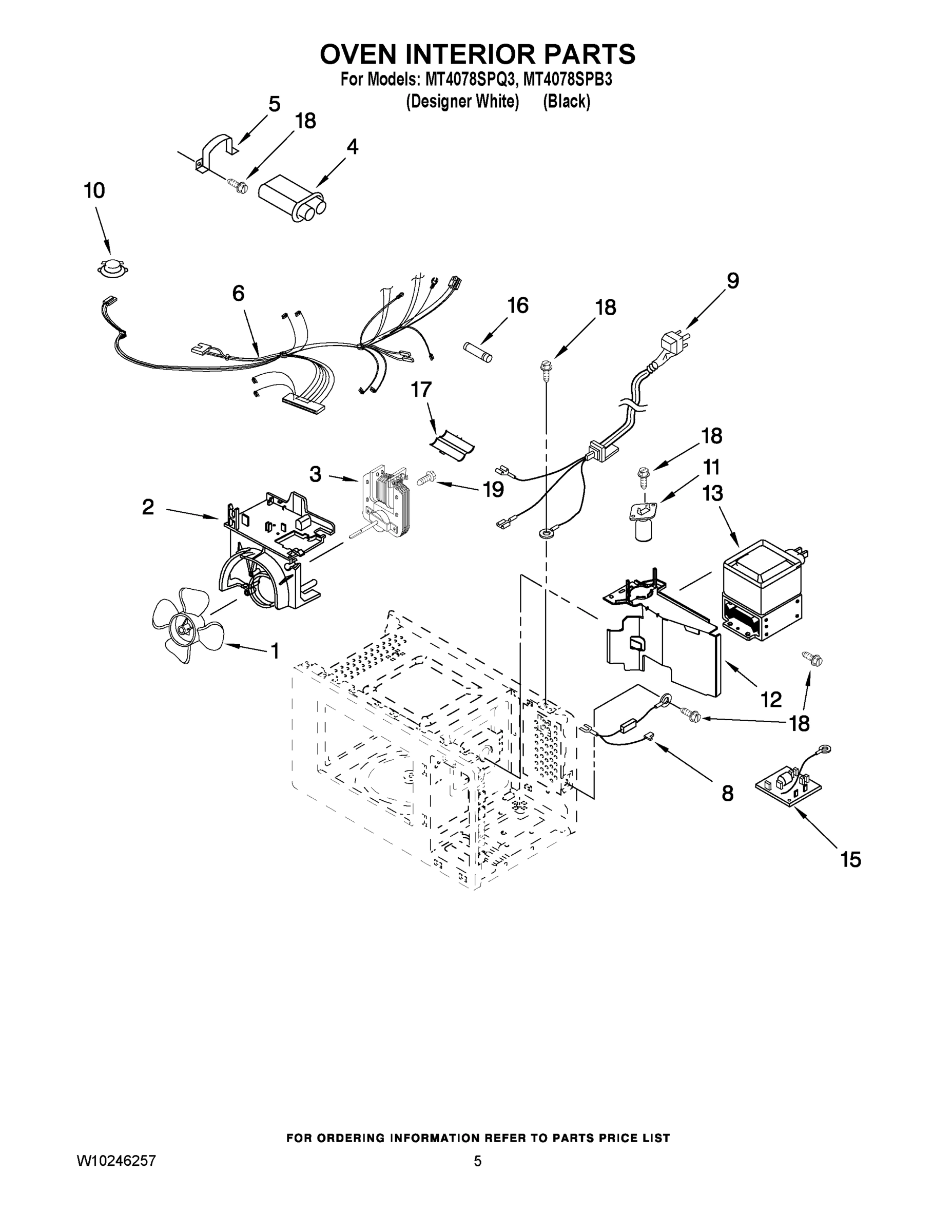 05 - OVEN INTERIOR PARTS