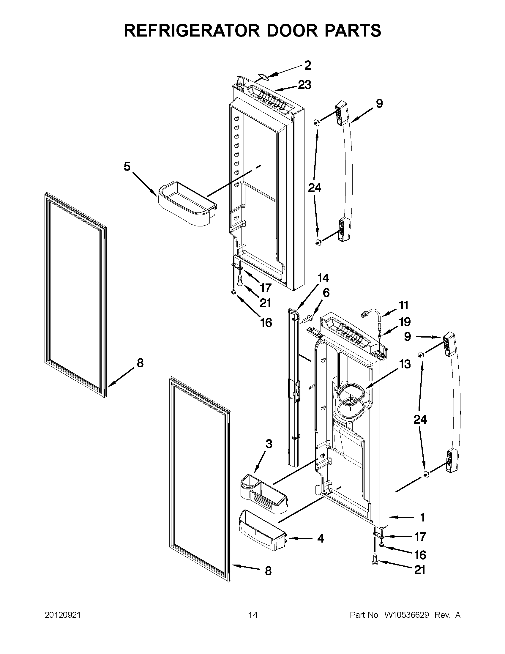 07 - REFRIGERATOR DOOR PARTS