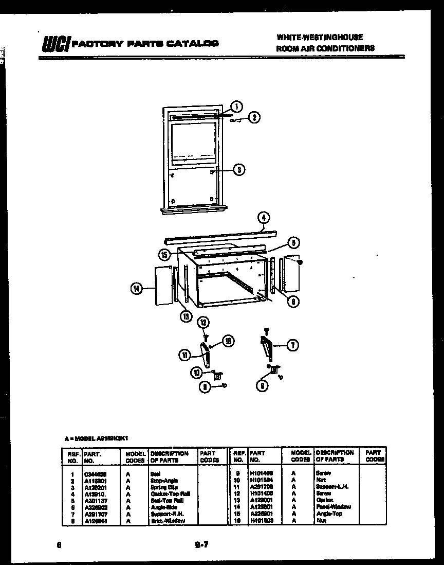 06 - CABINET AND INSTALLATION PARTS