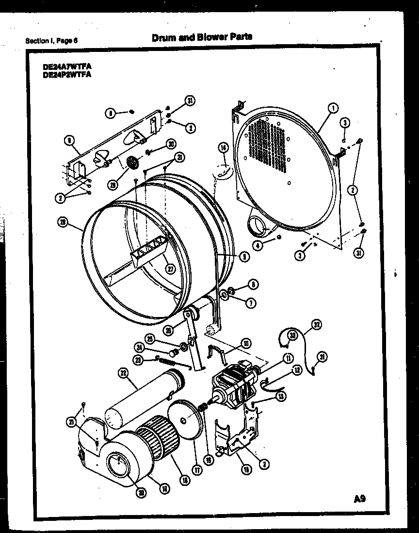03 - DRUM AND BLOWER PARTS