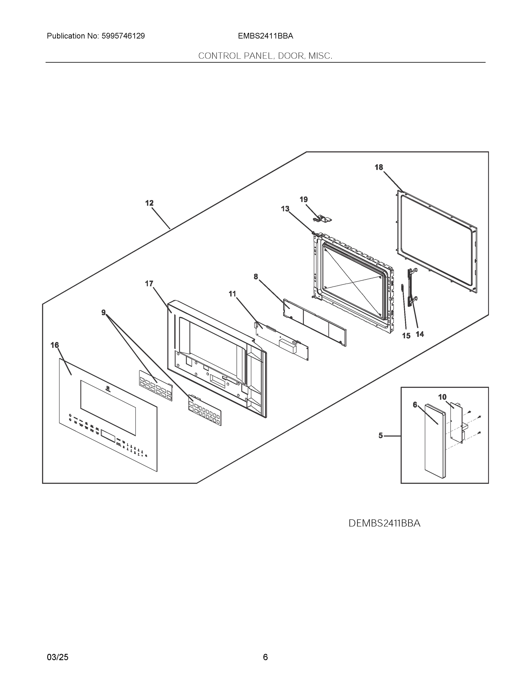 03 - CONTROL PANEL, DOOR, MISC.